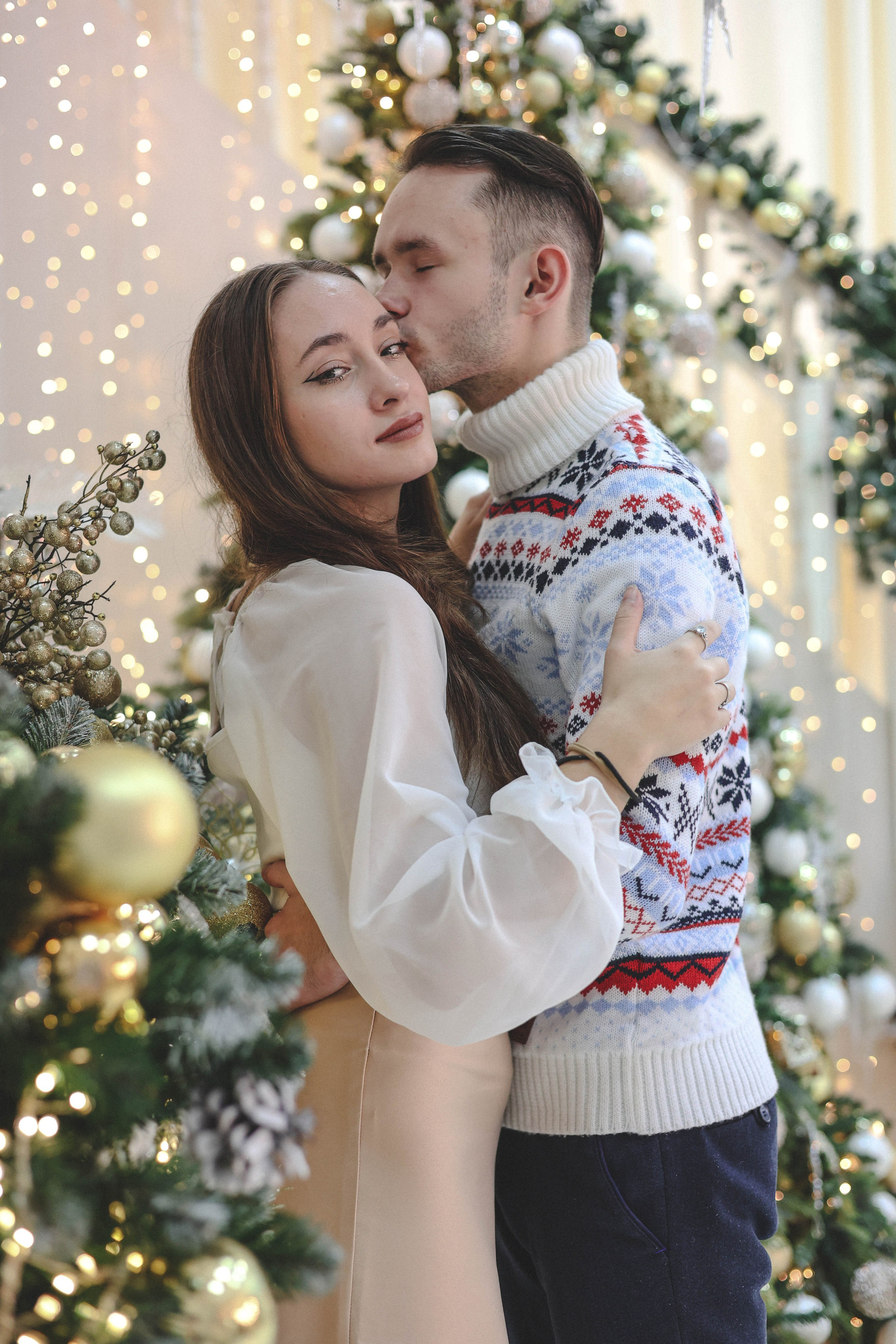 Новогодняя история «Ирина и ее семья». Фотограф в Москве Анастасия Калинина