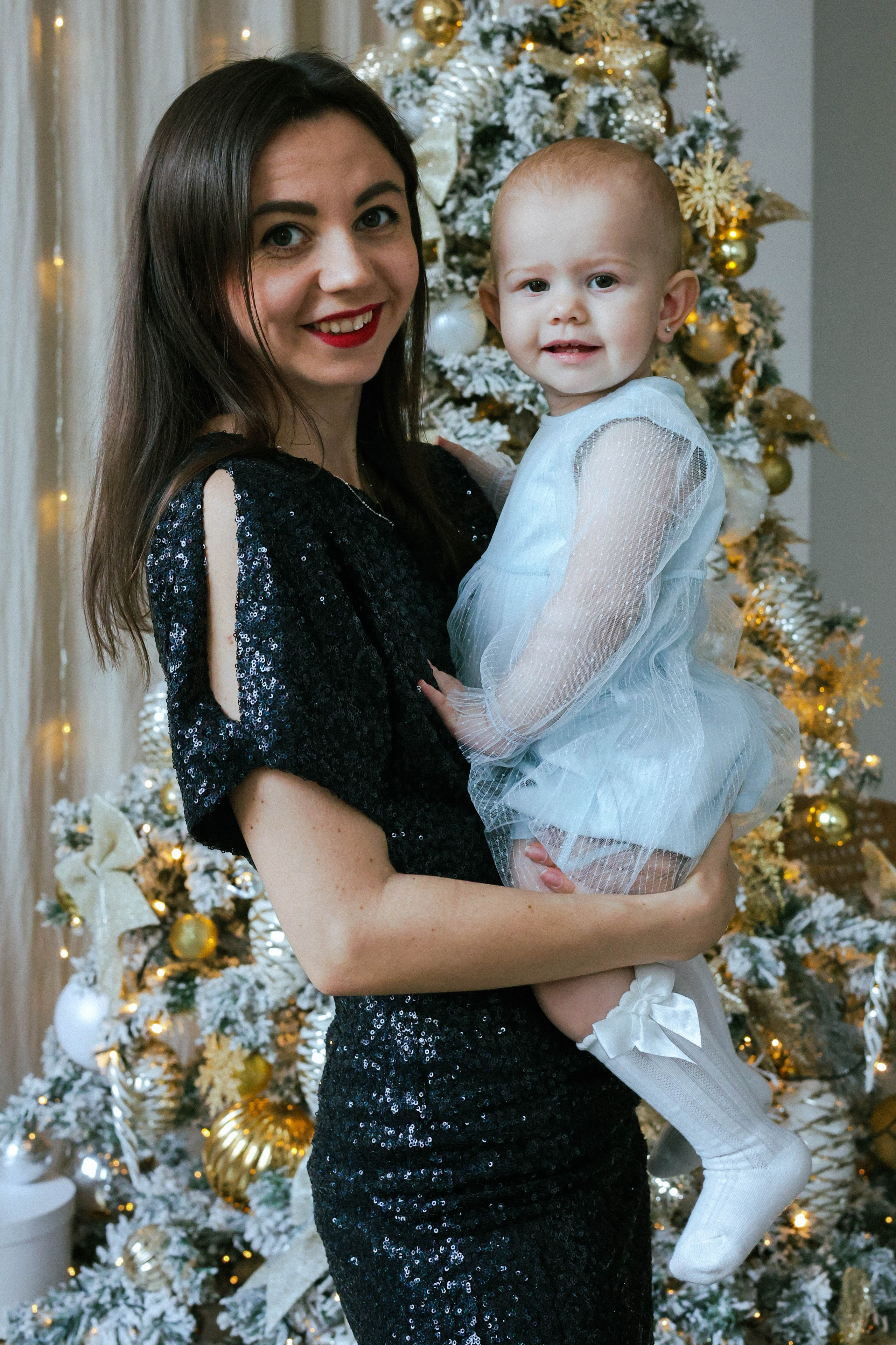 Новогодняя история «Ирина и ее семья». Фотограф в Москве Анастасия Калинина