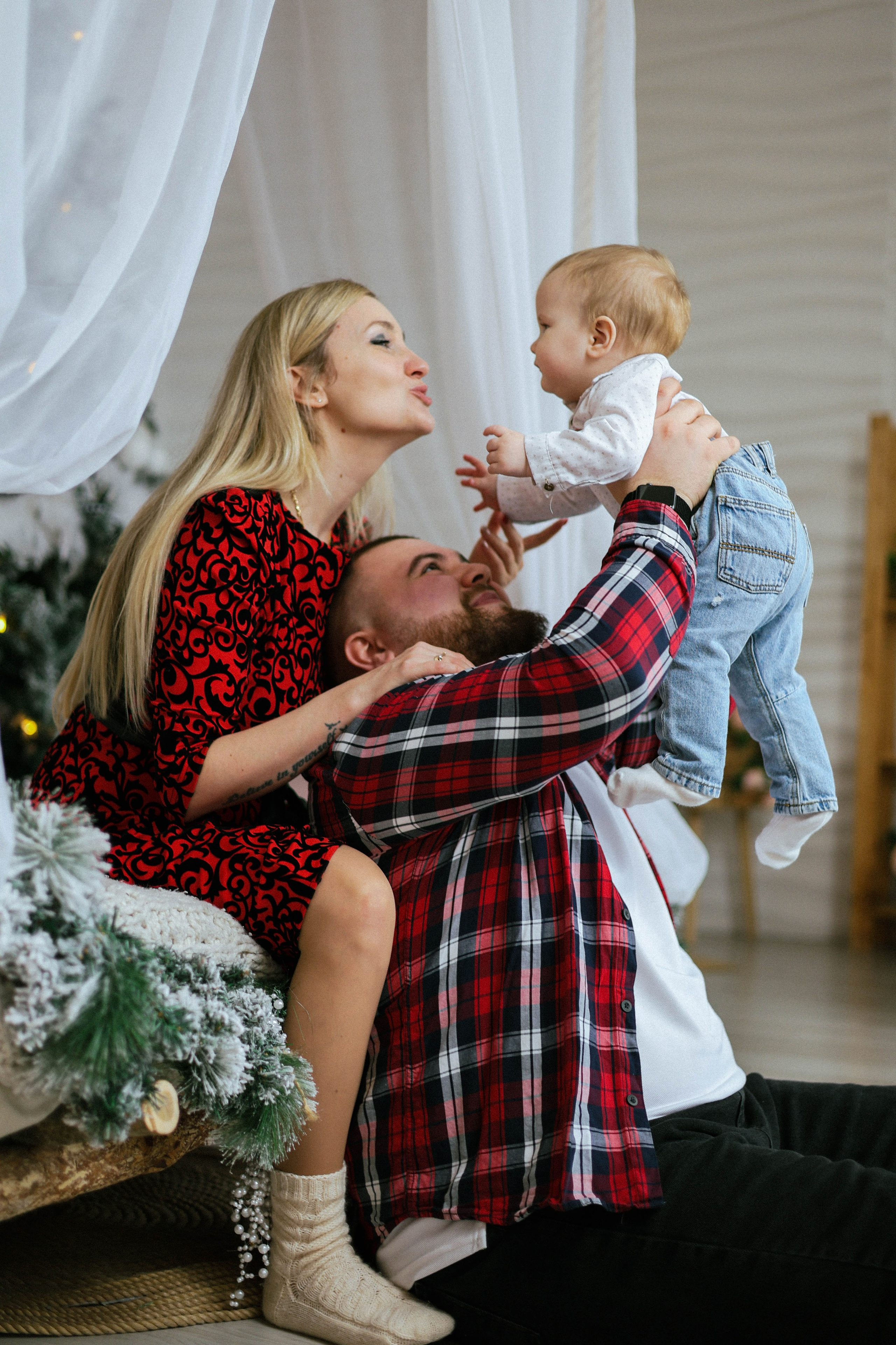 Новогодняя история «Валентина и ее семья». Фотограф в Москве Анастасия Калинина