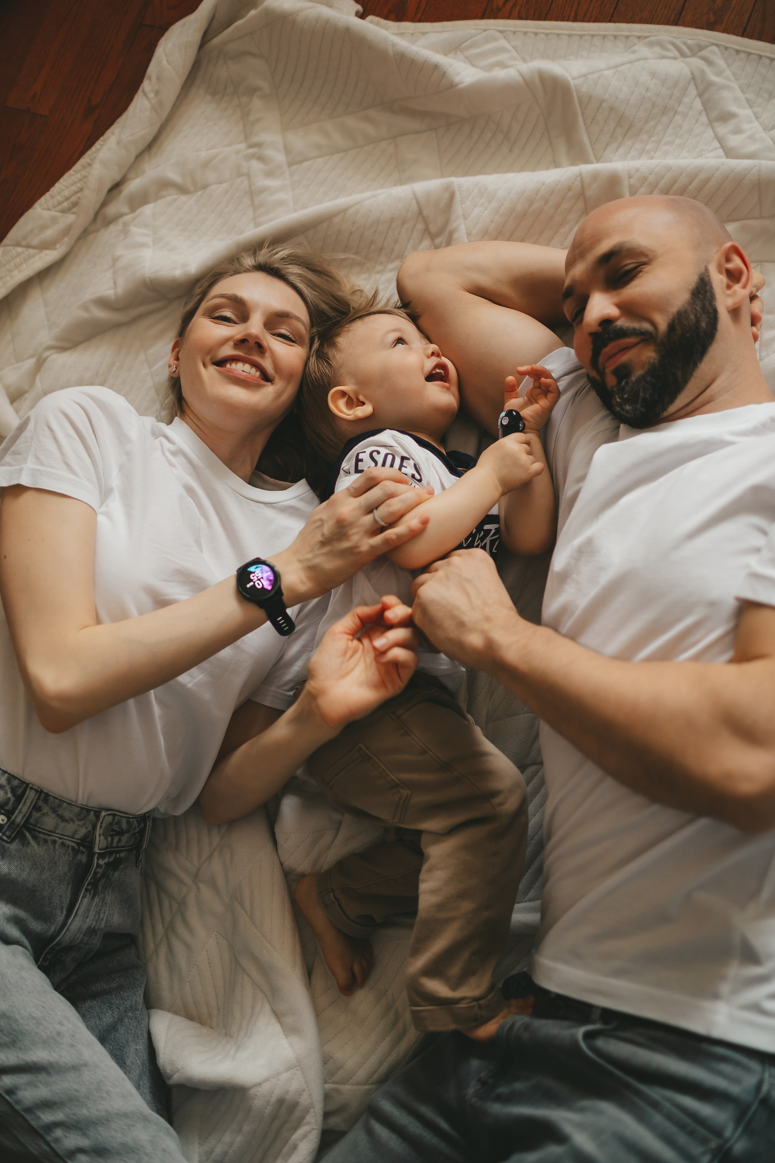 Костя, Таня и Лев (домашняя фотосессия). Семейный и детский фотограф и видеограф в Москве, Дрокина Наталья