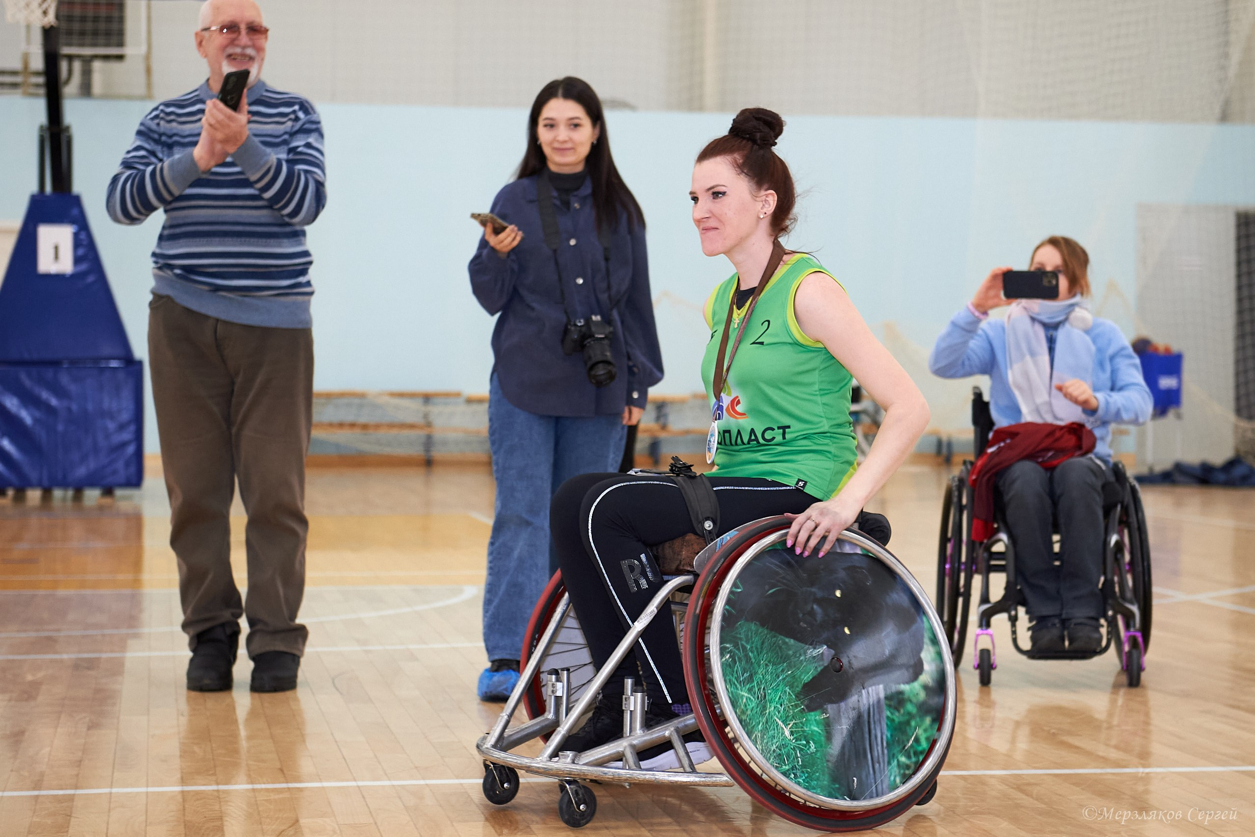 X традиционный Рождественский турнир по баскетболу на колясках. Ижевск. Спортивный репортажный фотограф в Ижевске Сергей Мерзляков