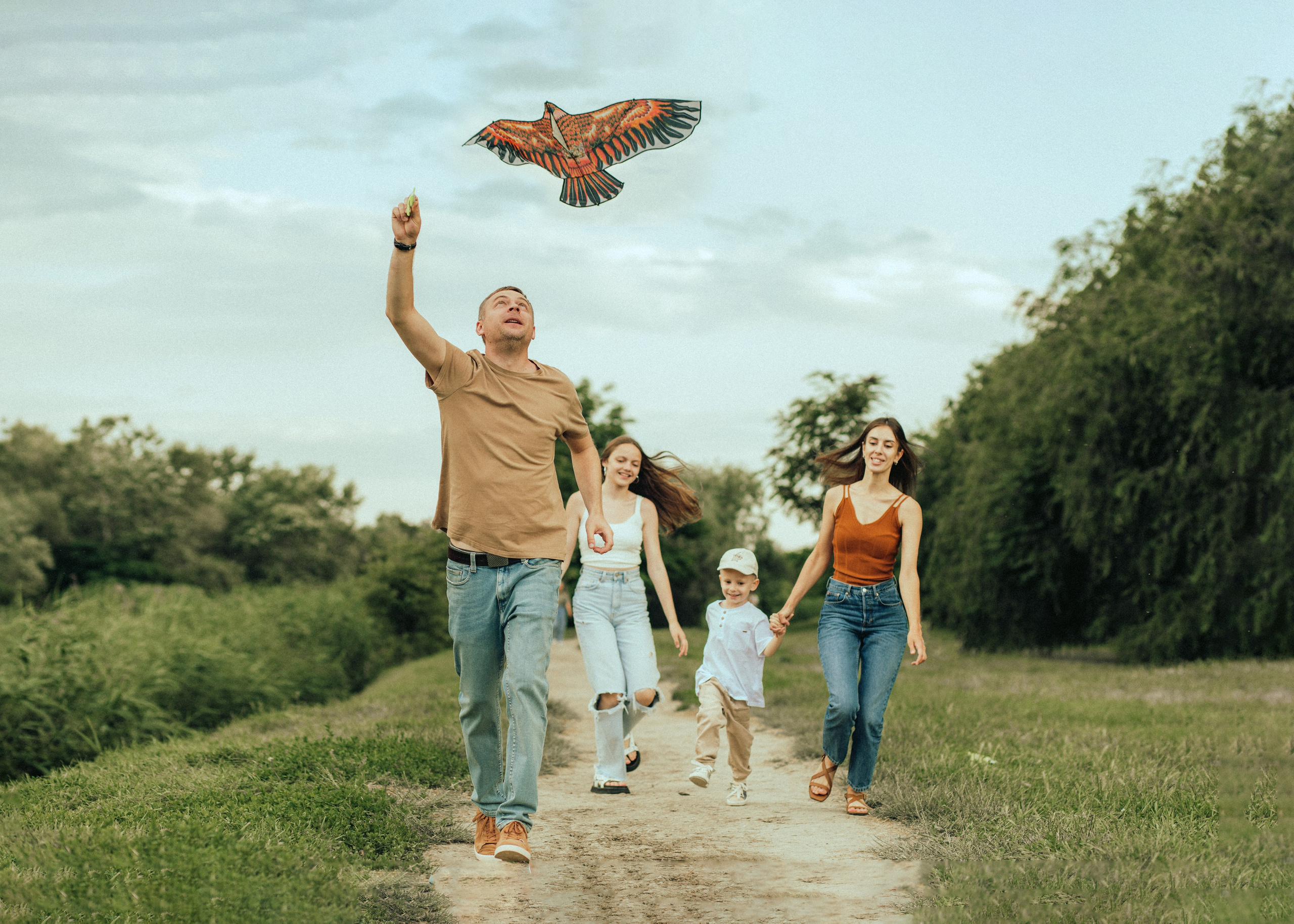 Полина, Сергей, Георгий, Эвелина. Семейный фотограф В Москве Александра Дейкун