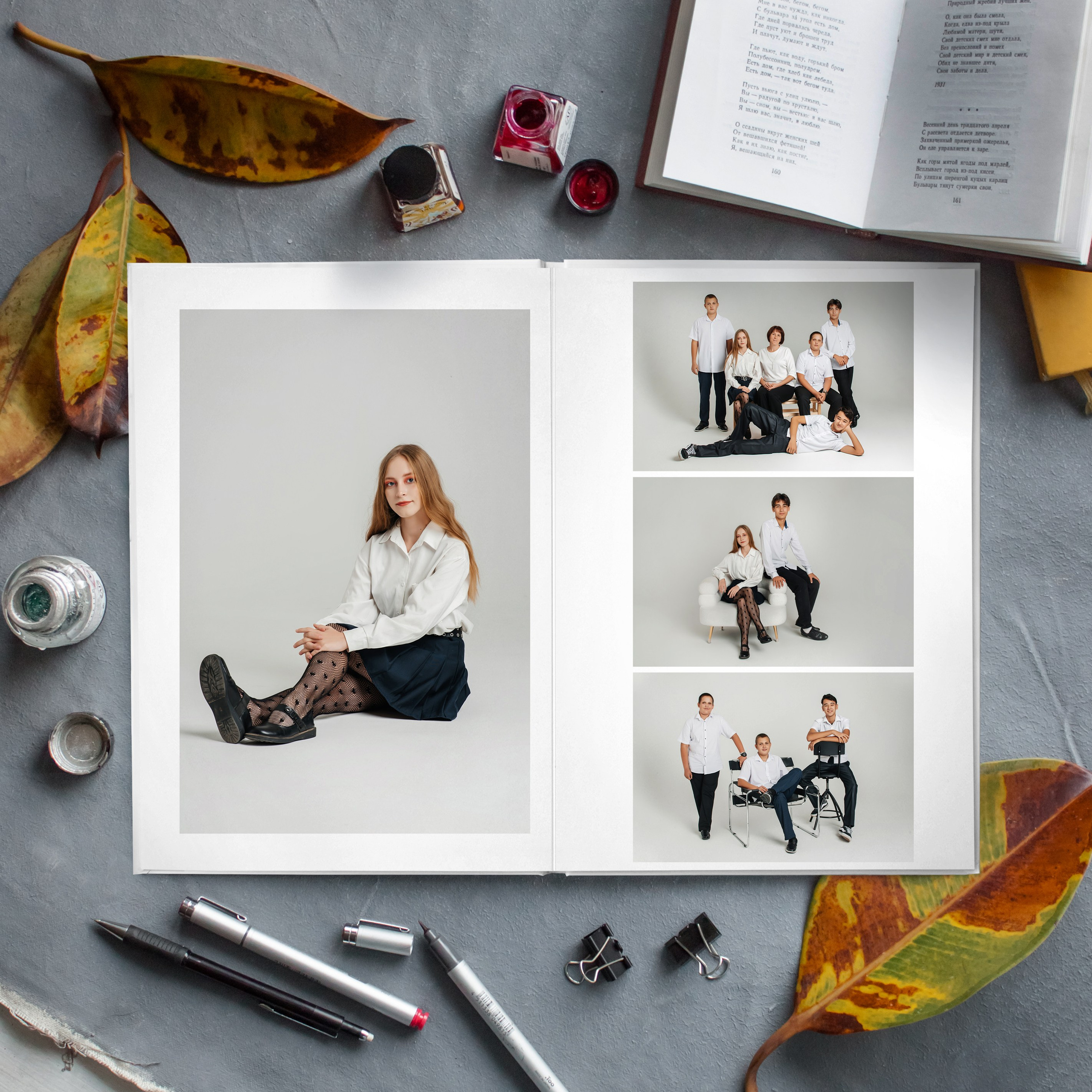 Серый. Дизайнер fotokniga_ast