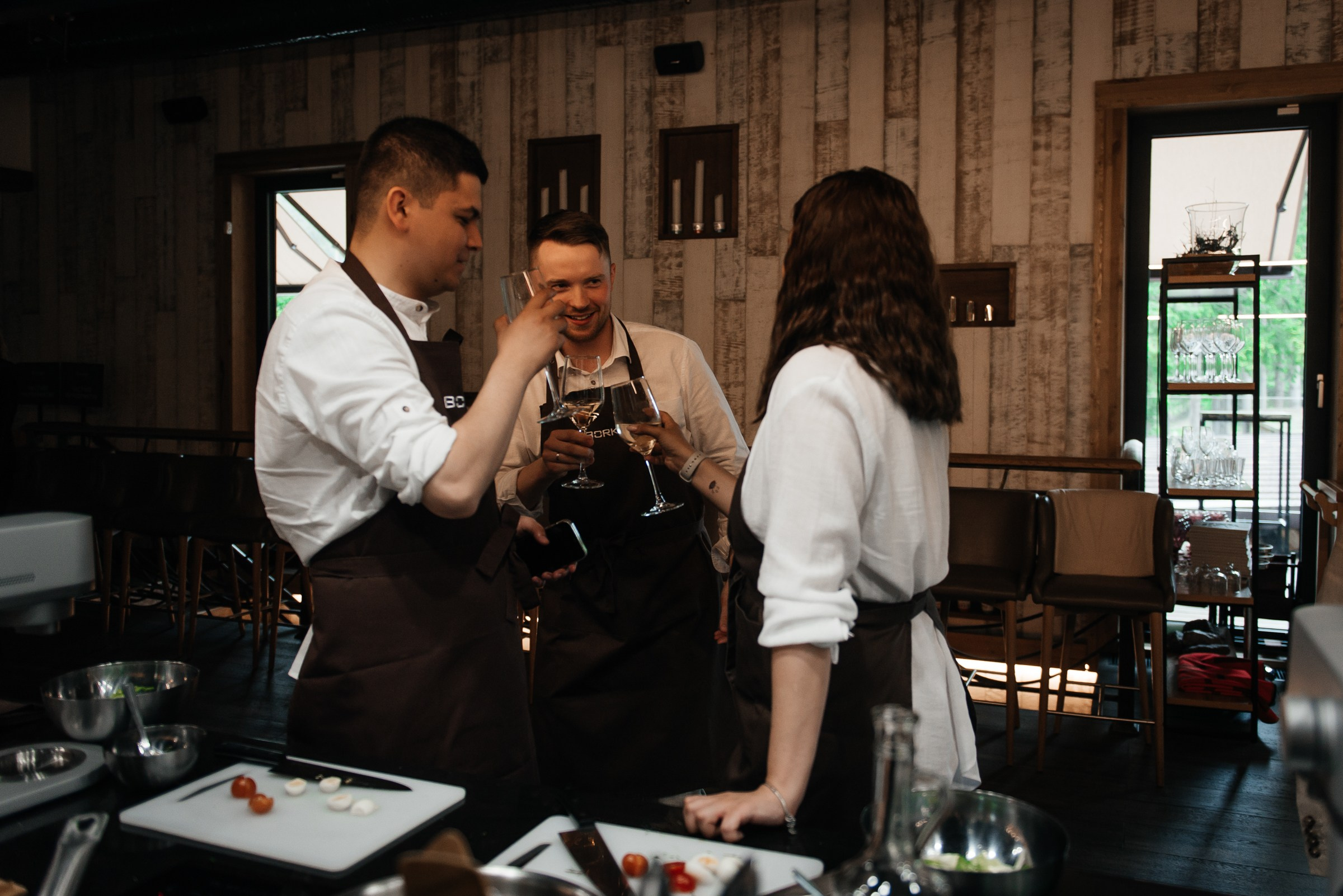 свадебный ужин в ресторане Чаща в Охта парке