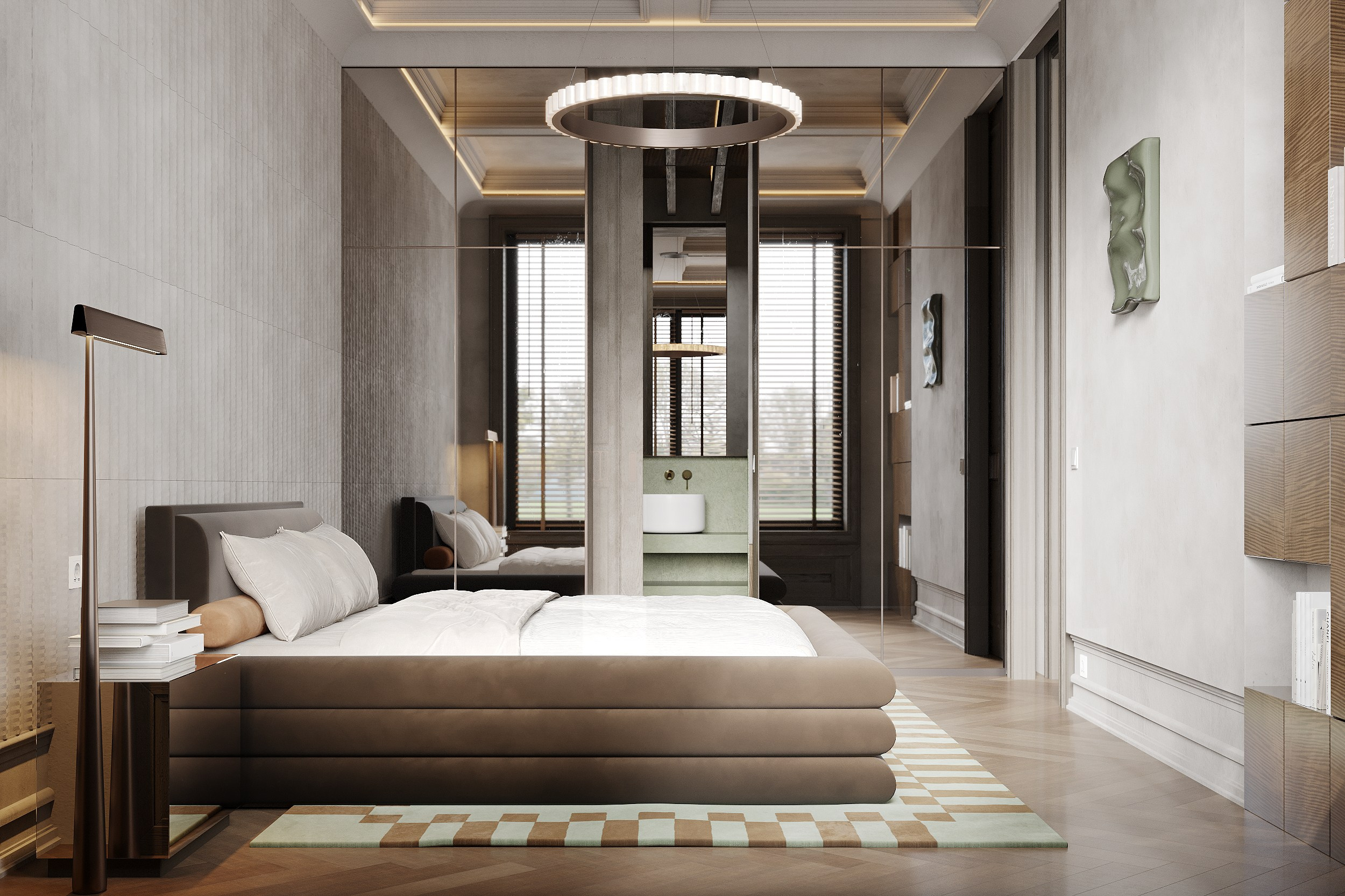 3д визуализация кв. 70 м² г. Москва. Ксения. 3D‑визуализатор