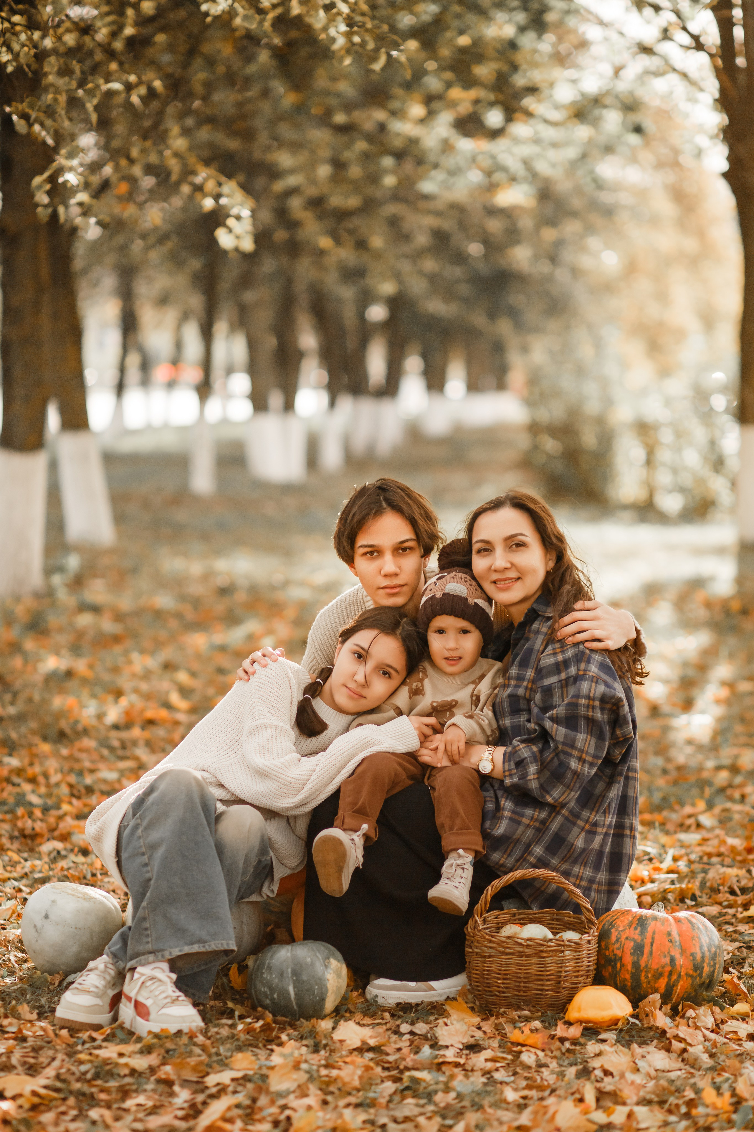 Осенняя прогулка с детьми. Свадебный, семейный и детский фотограф Набережные Челны