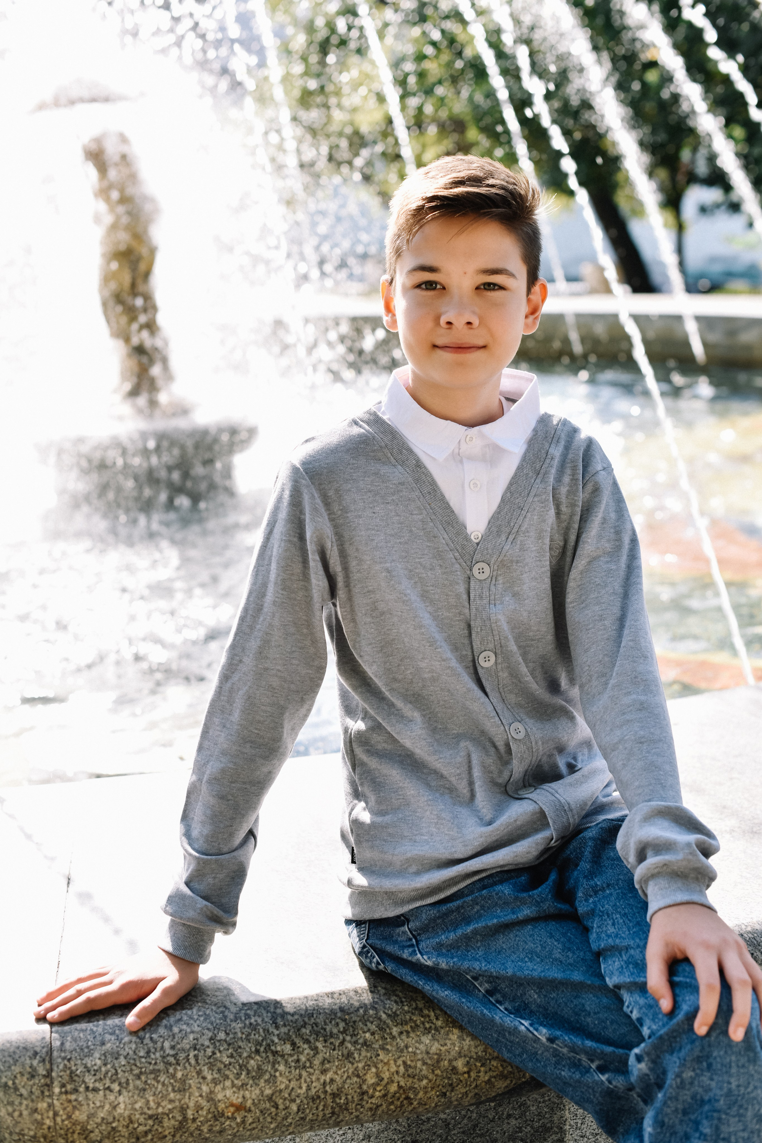 Прогулка Олеси, Льва и Ванечки