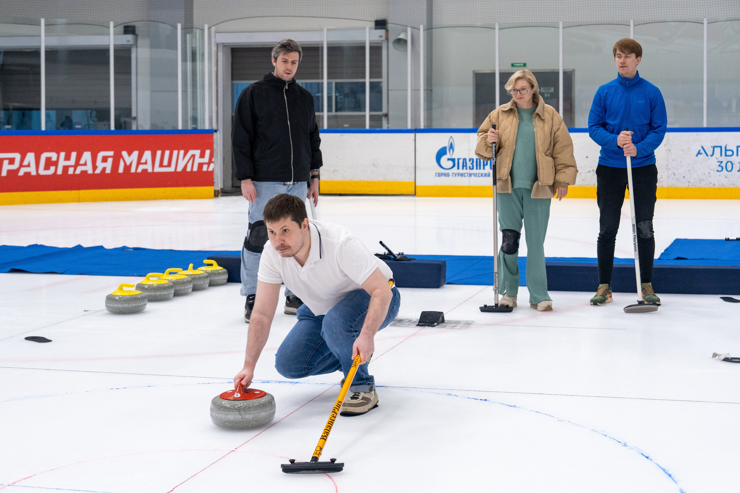 Керлинг для компании Р-Фарм. Репортажный фотограф в Красной Поляне и Сочи Павлюченко Екатерина