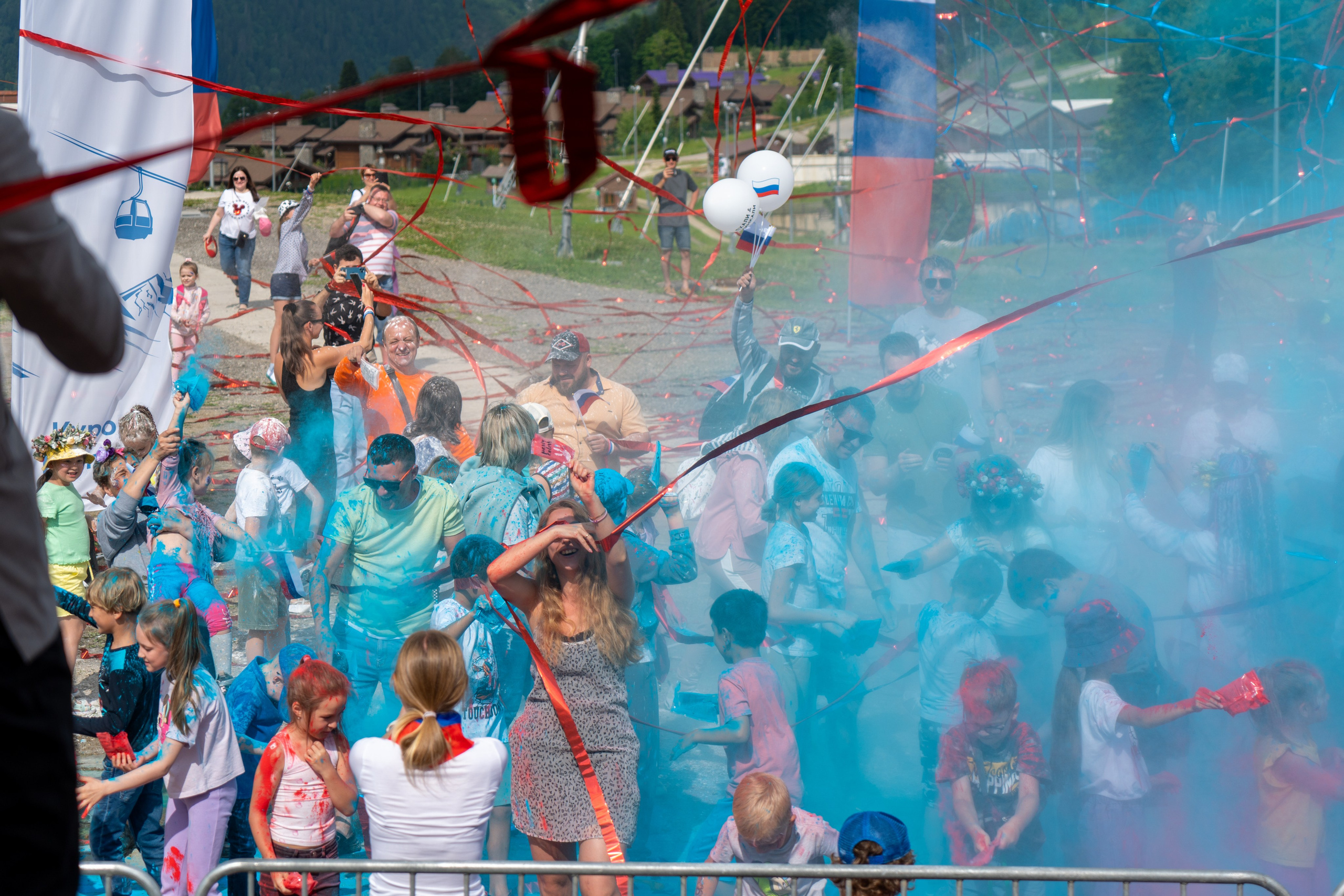 День России на курорте Газпром 2023. Репортажный фотограф в Красной Поляне и Сочи Павлюченко Екатерина