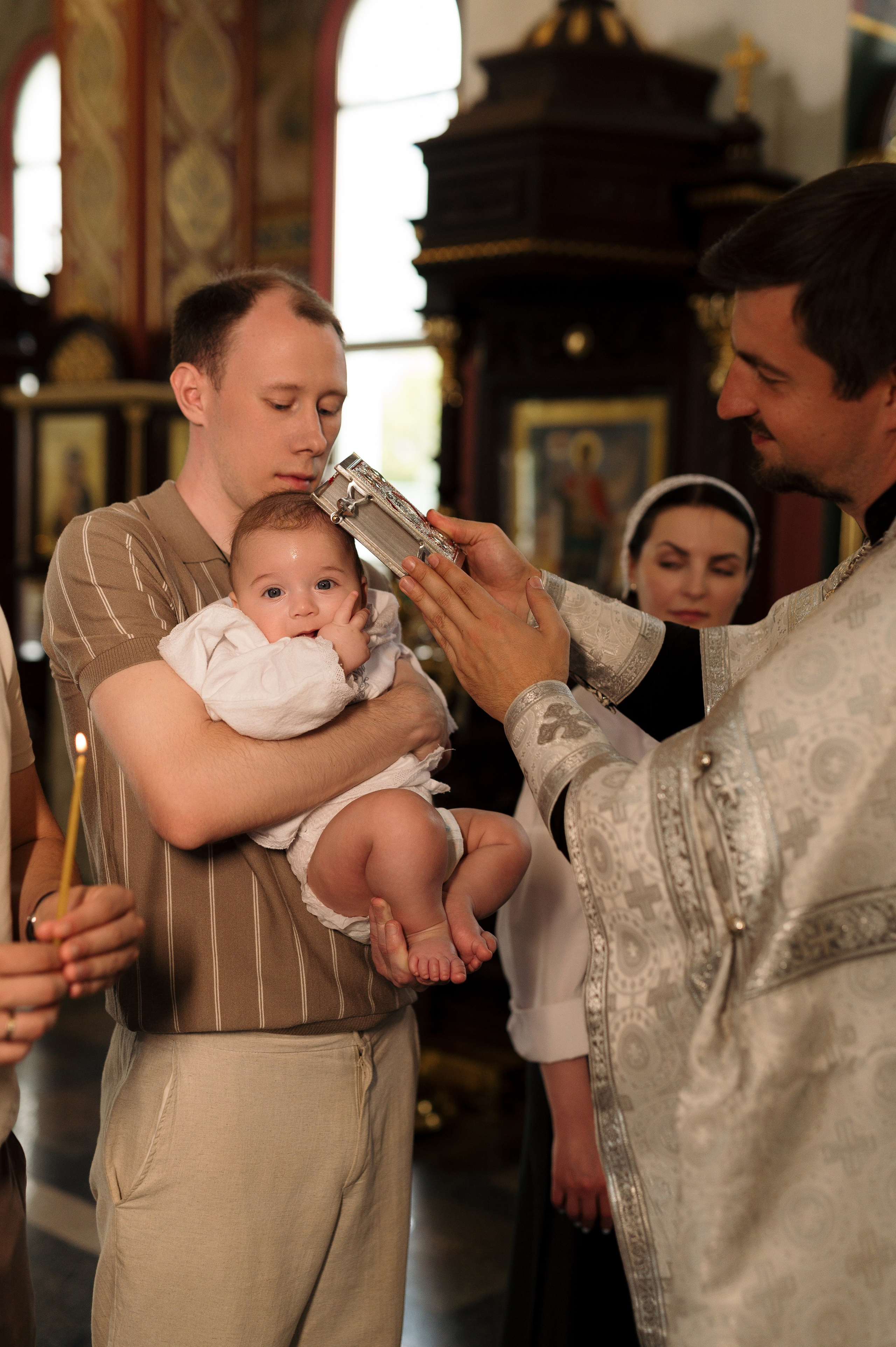 Крещение Федора. Фотограф в Краснодаре Скубицкая Альбина