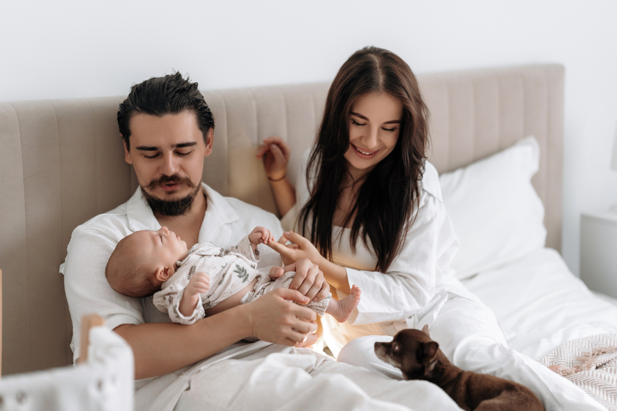 Малыш Марс дома с родителями. Семейный и свадебный фотограф в Ульяновске Арина Авдеева