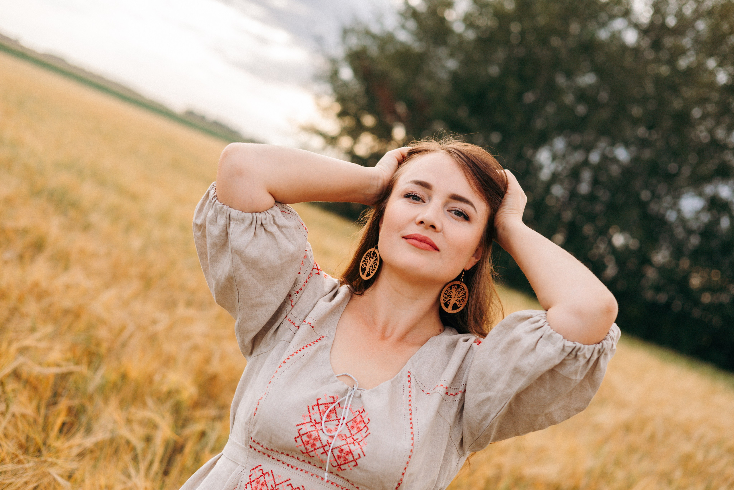 Оксана в пшеничном поле. Ваш фотограф