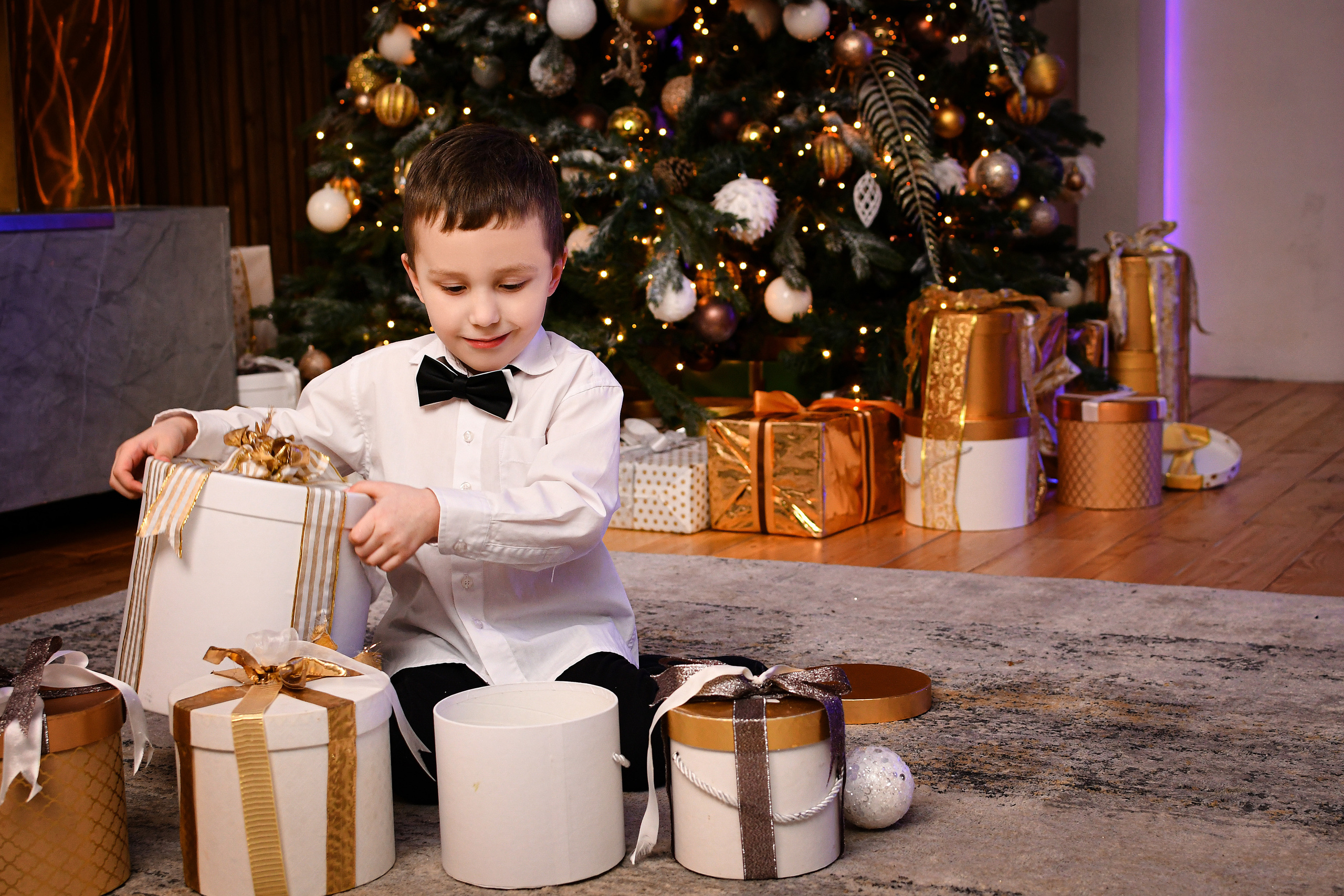 Мальчик в фотостудии Cottage Спб