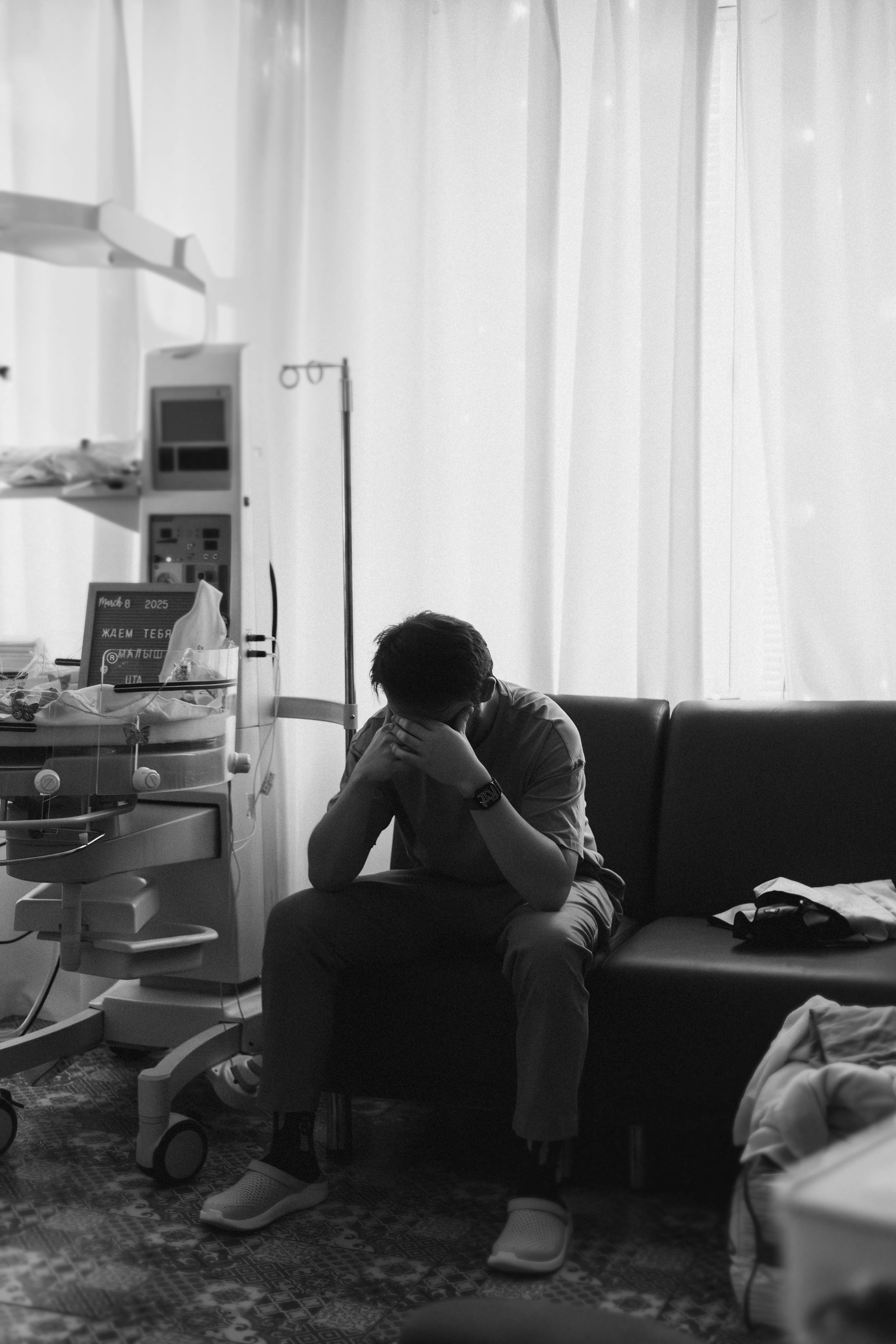 Фотосессия родов в Юдина. Фотограф новорожденных в Москве Кристина Левит