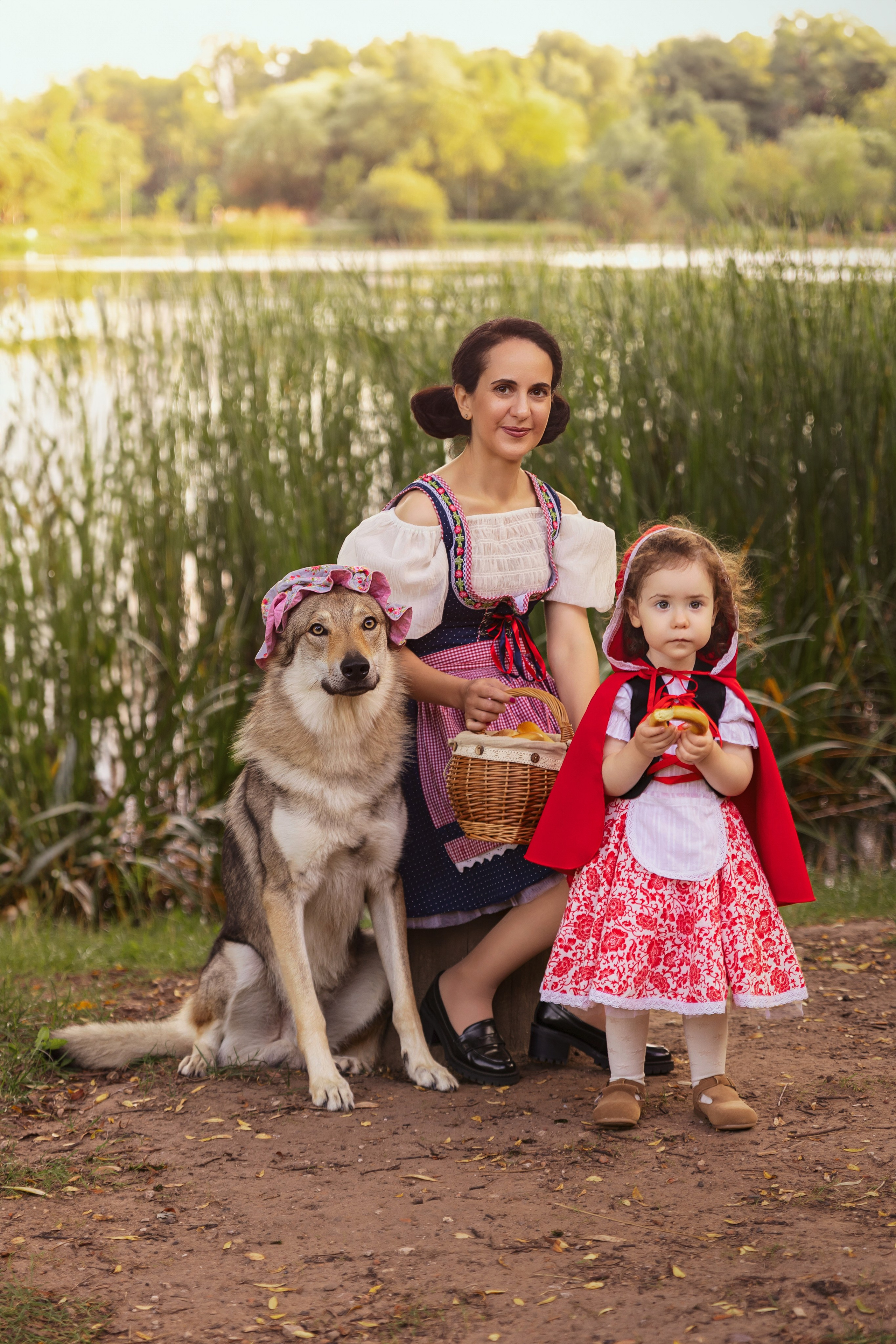 История невероятно храброй и милой Красной шапочки). Трубинова Екатерина | Семейный фотограф | Москва