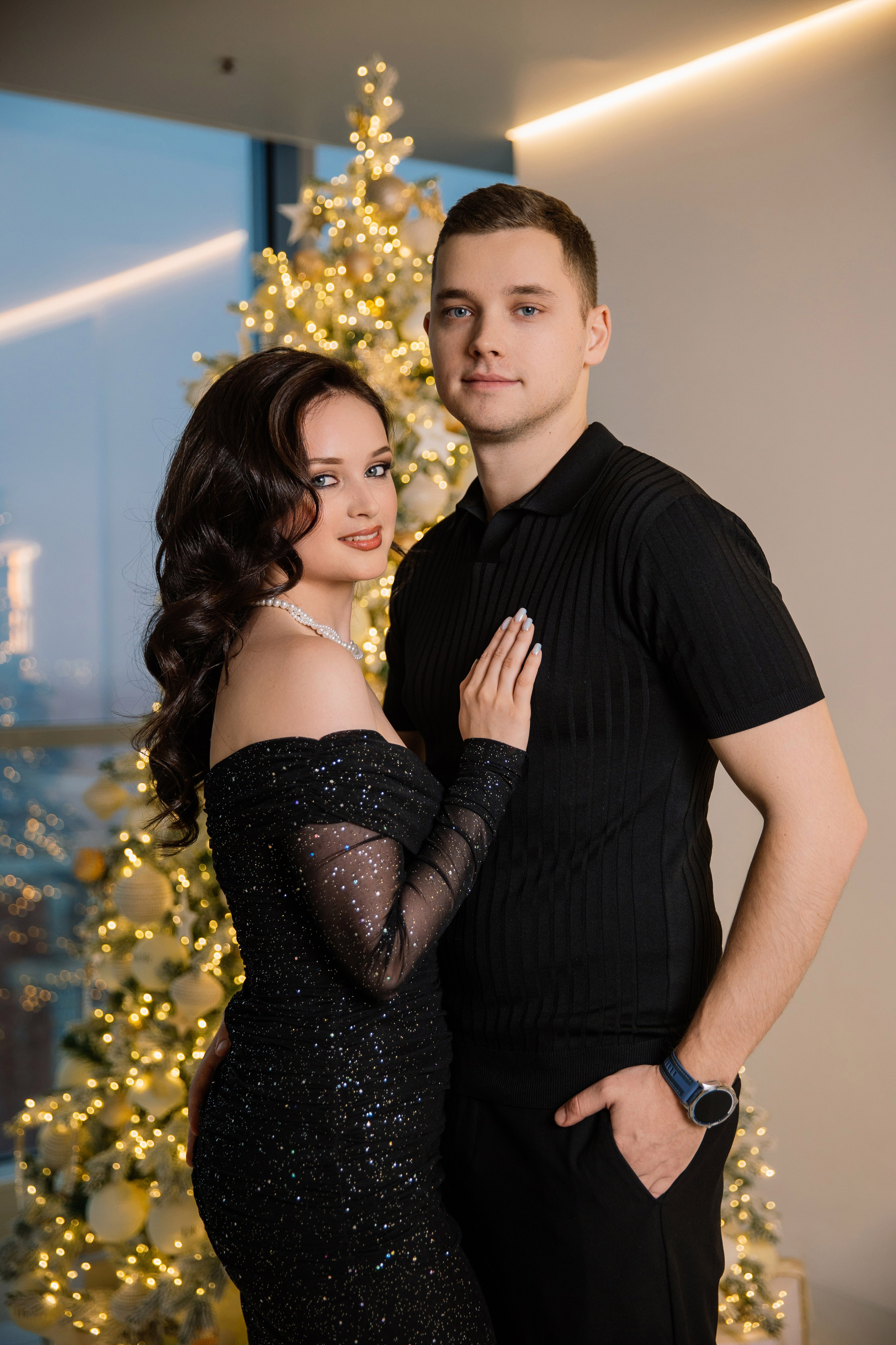 Новогодняя Love-story фотостудия Art Palace. Семейный фотограф Толстикова Кристина