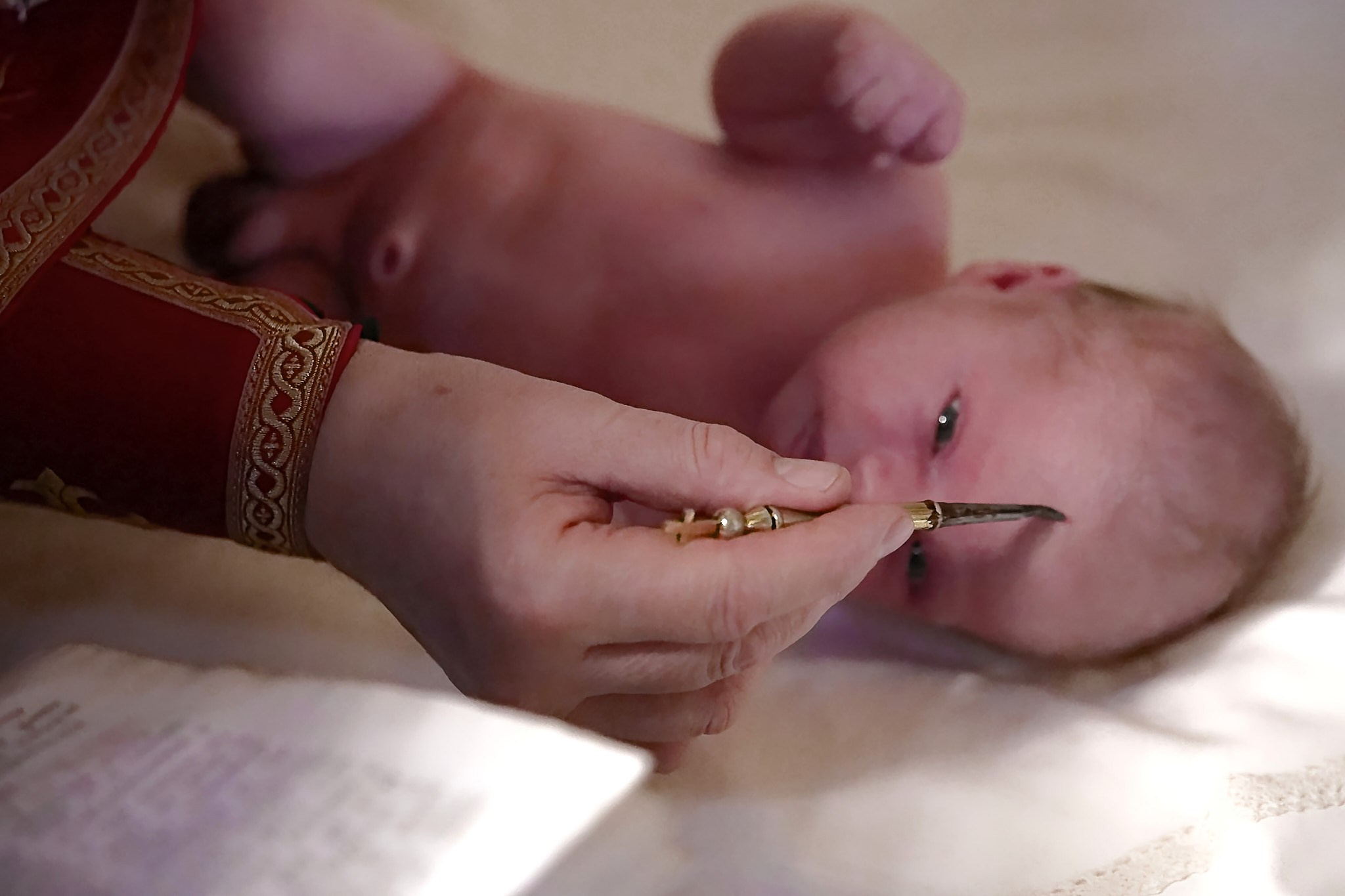 Таинство Крещения на Светлой Седмице. Фотограф в Москве