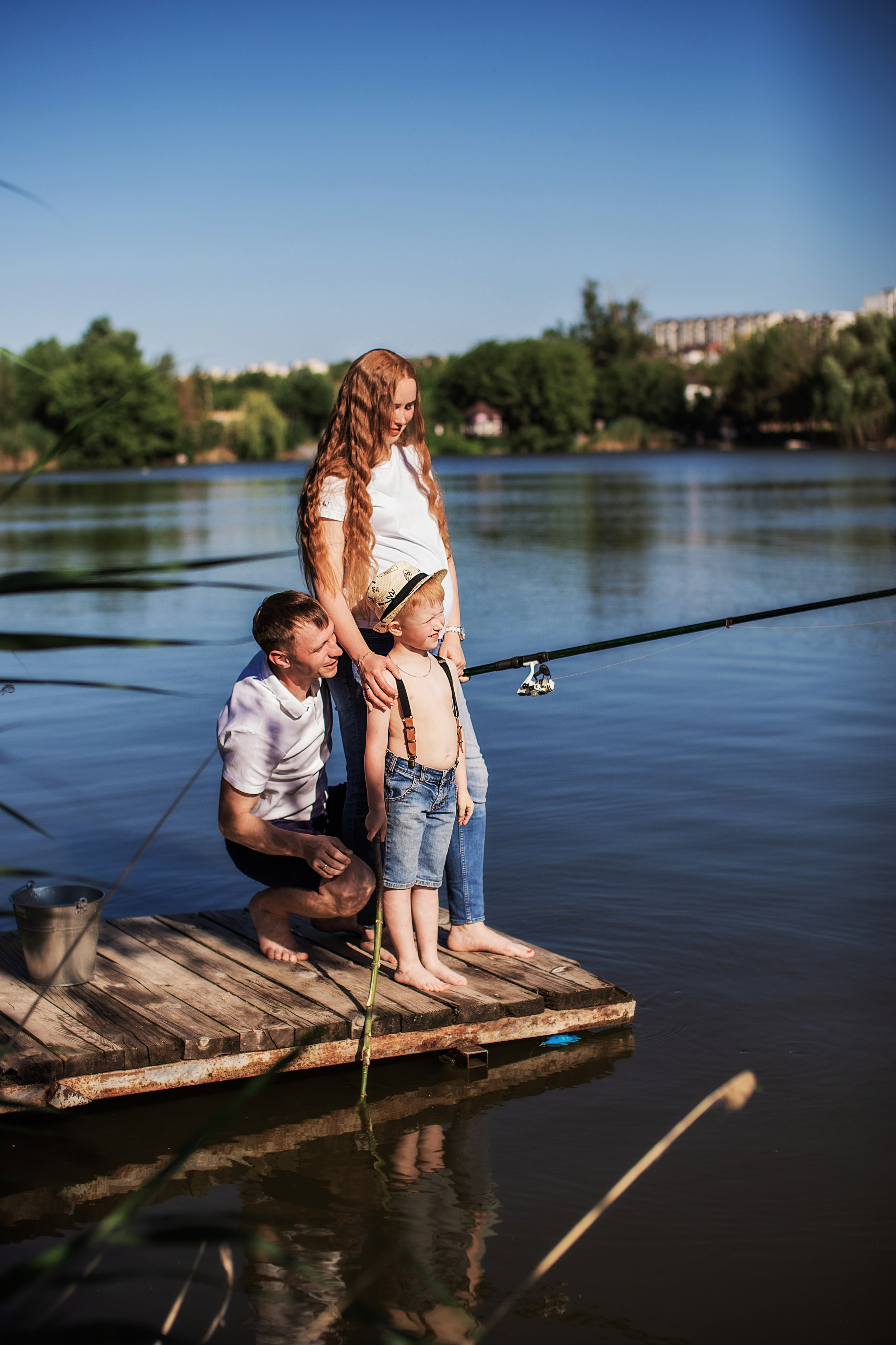 На рыбалке. Семейный фотограф в Саратове