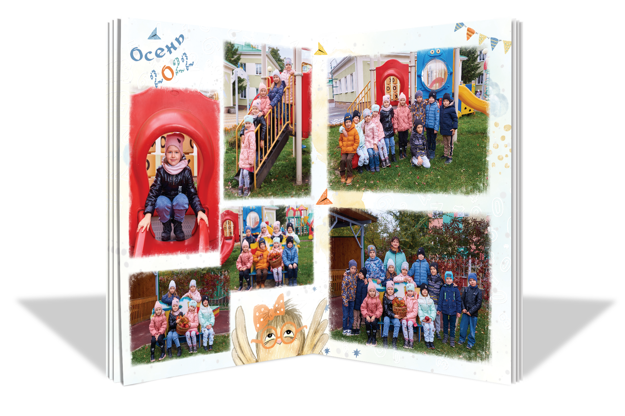 Макет «Совушки». Childrenfoto.ru