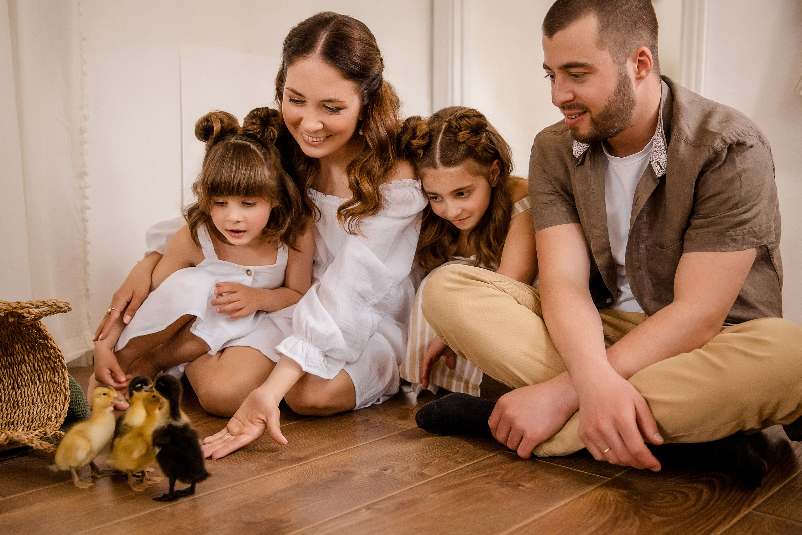 Фотосессия с утятами. Семейный и детский фотограф в Москве Вера Ускова