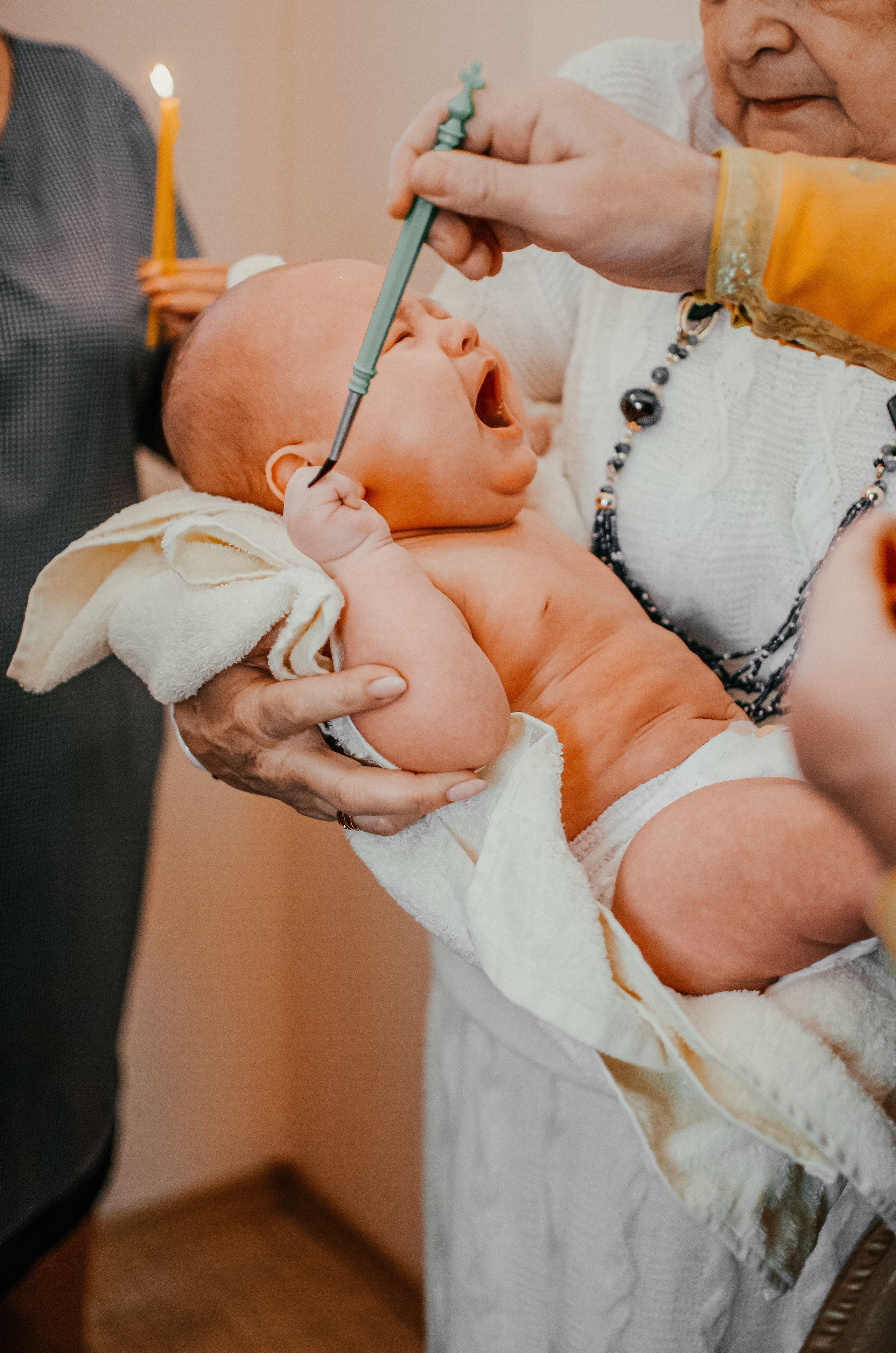 Таинство крещения. Фотограф Краснодарский край