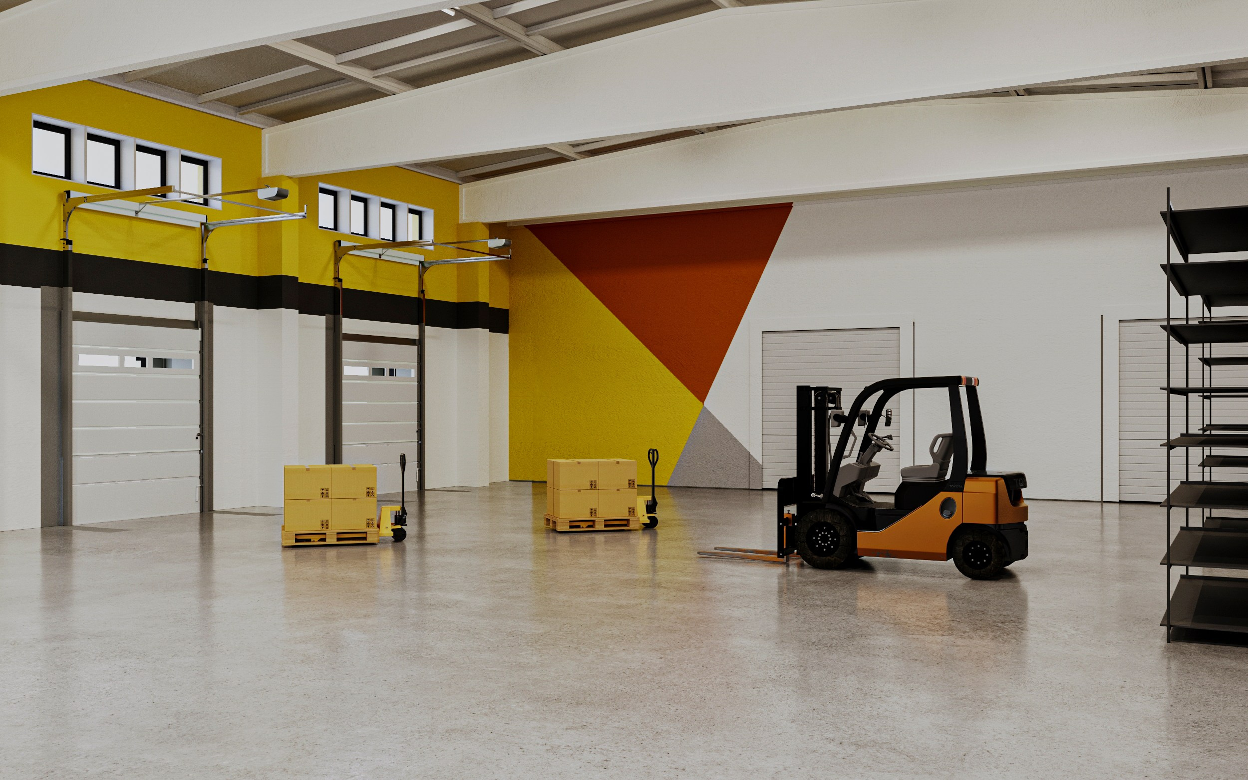 Складское помещение. Дизайн-студия RT ROOM