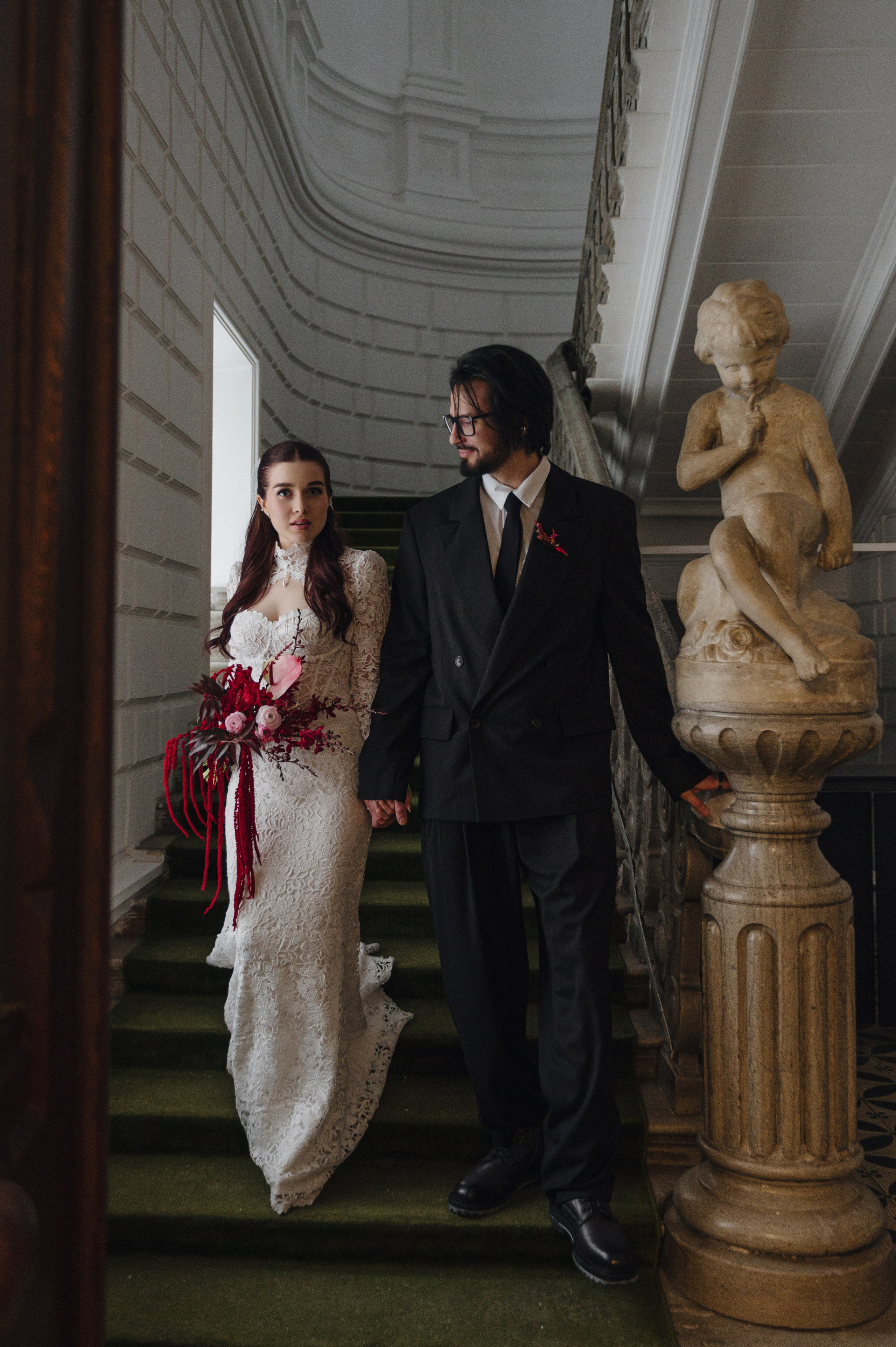 Денис и Анастасия. Метрополь и Особняк Спиридонова. Свадебный фотограф Москва и Санкт-Петербург. Анастасия Чудина