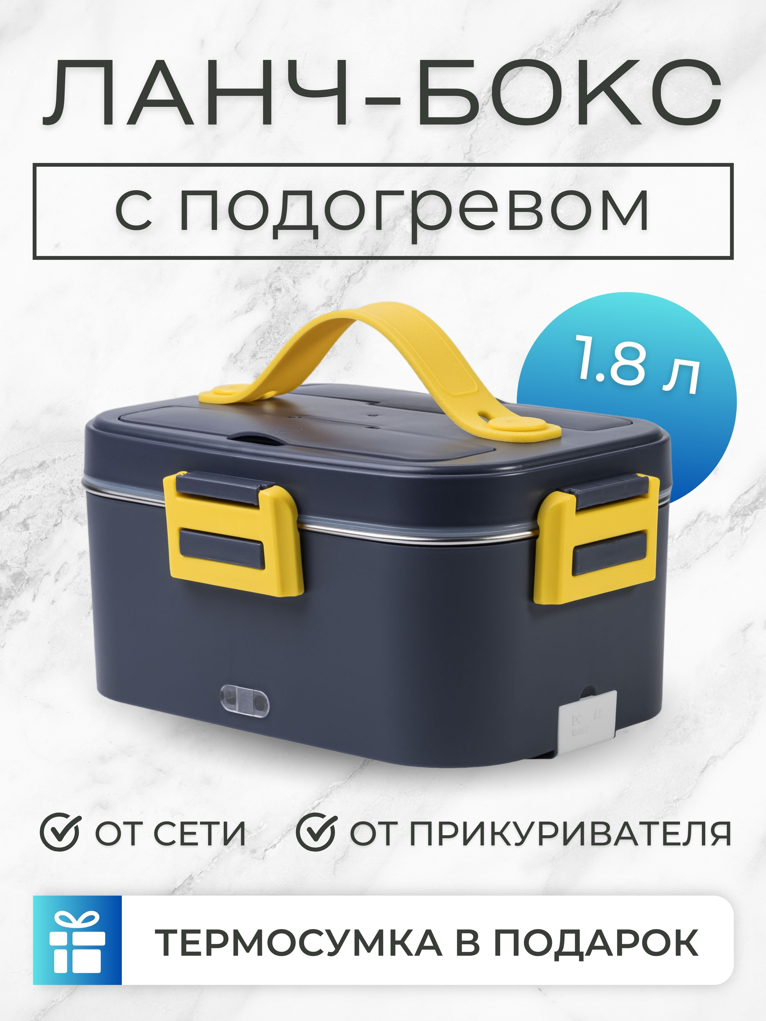 Инфографика для маркетплейсов: ланчбокс с подогревом. Маркетолог в Москве, специалист по коммуникациям и рекламе Аня Смоляга