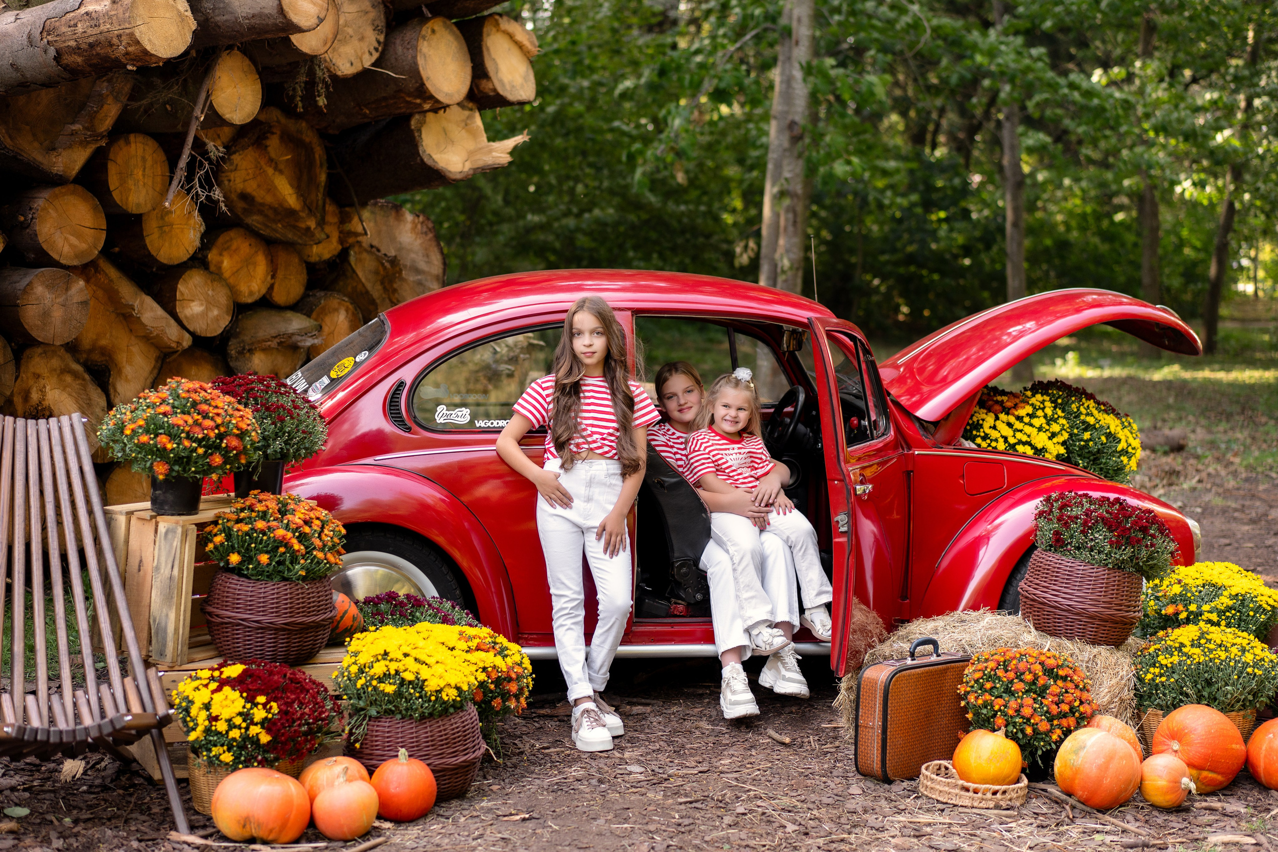 Фотодень с РетроМашинкой. Семейный и свадебный фотограф Минск, Беларусь Анна Орловская