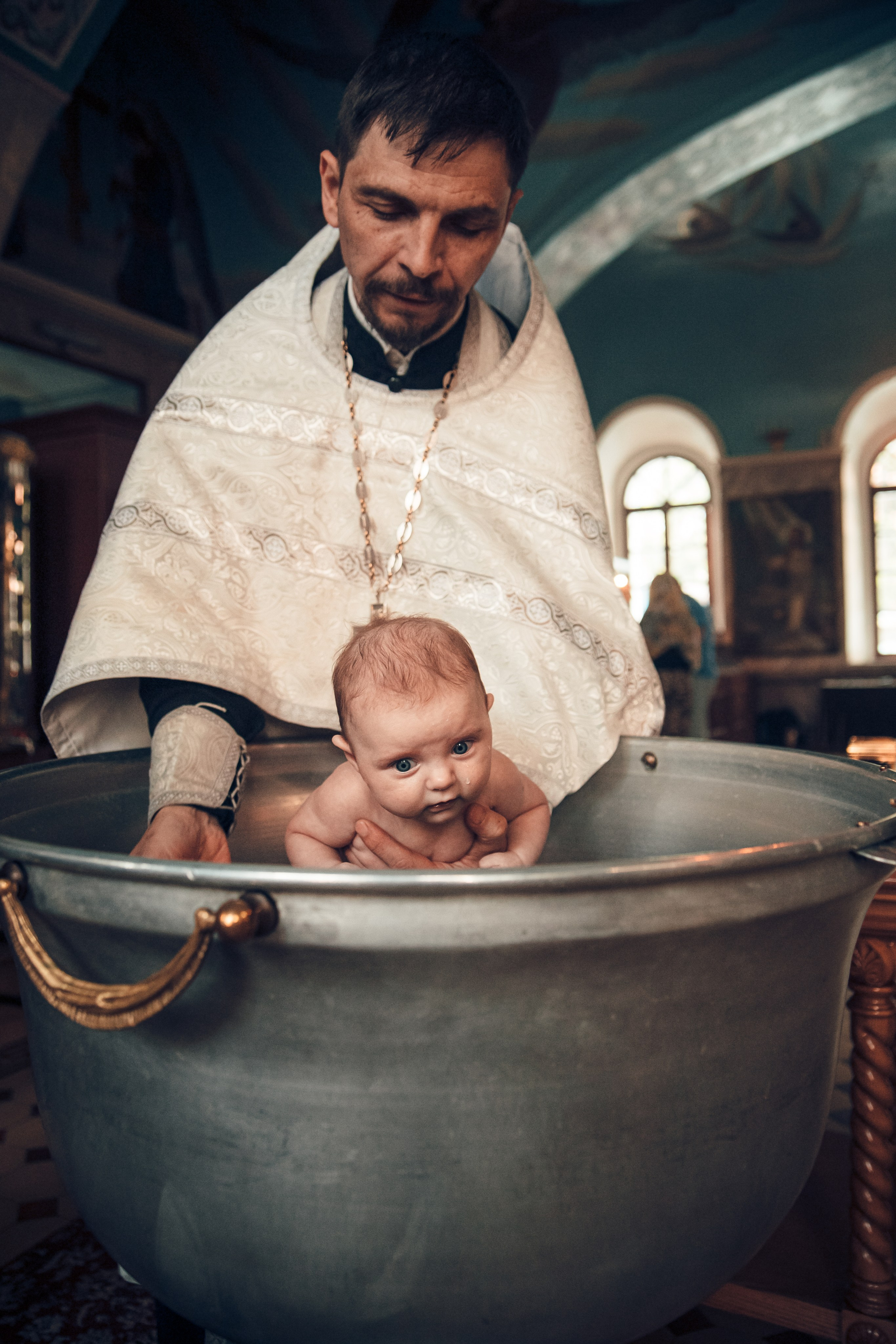 Крещение Василисы. Семейный фотограф в Калуге Ирина Ушакова. Фотограф на роды