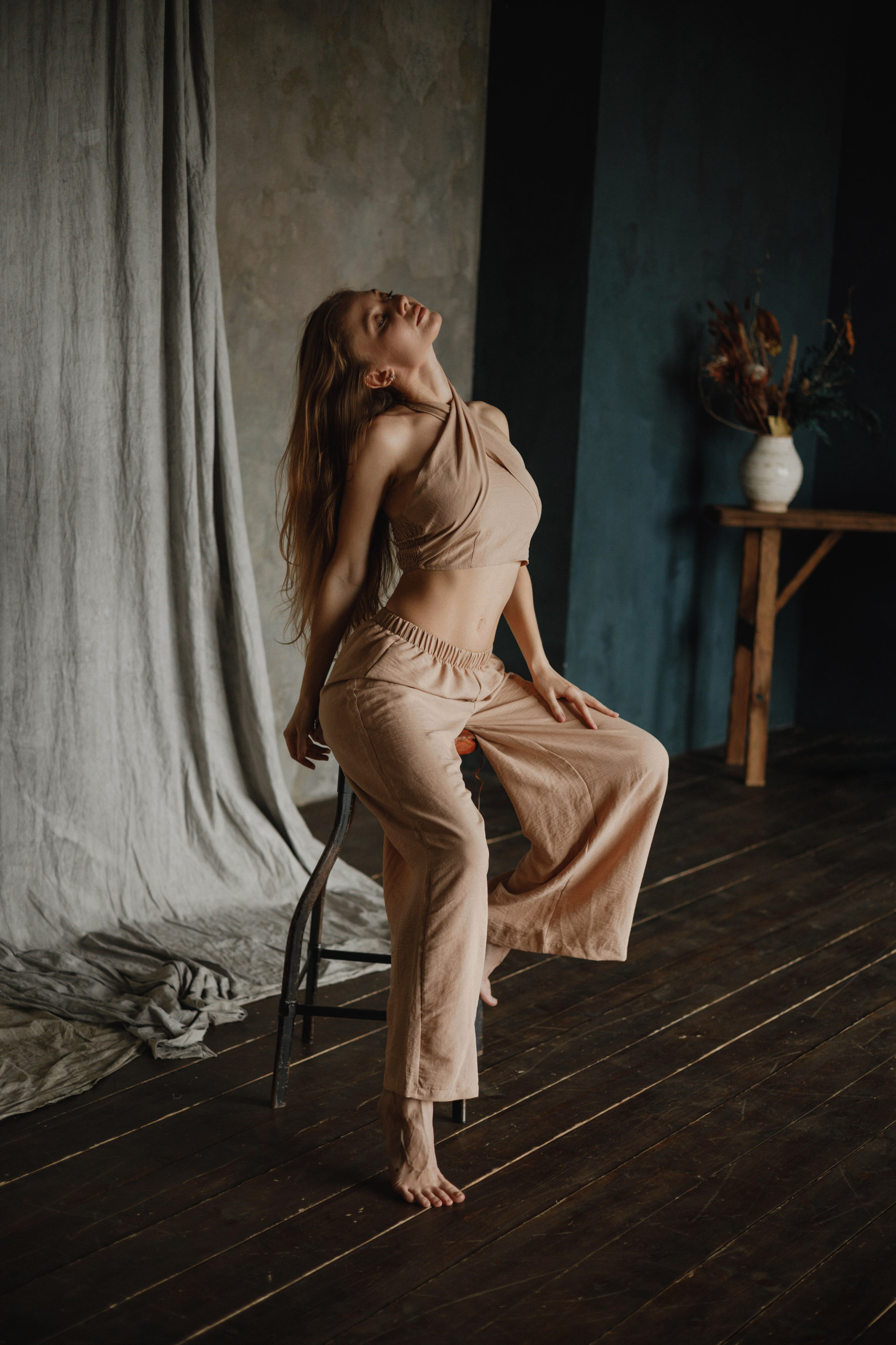 Ирина. Фотосессия в студии, будуар. Фотограф Ксения Третьякова, Санкт-Петербург