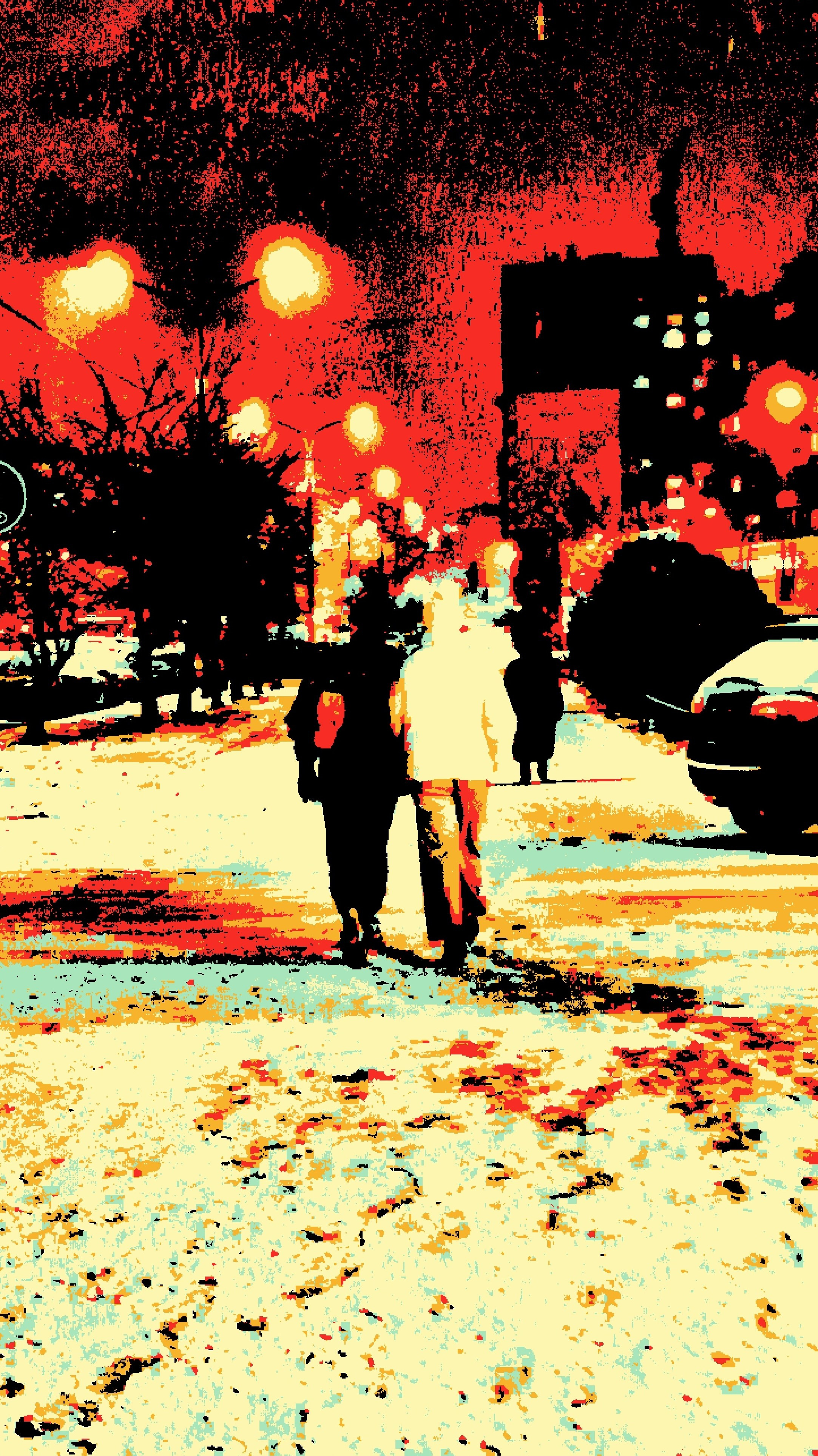 В движении. Визуальный арт пиксельный художник Василь Пиксель