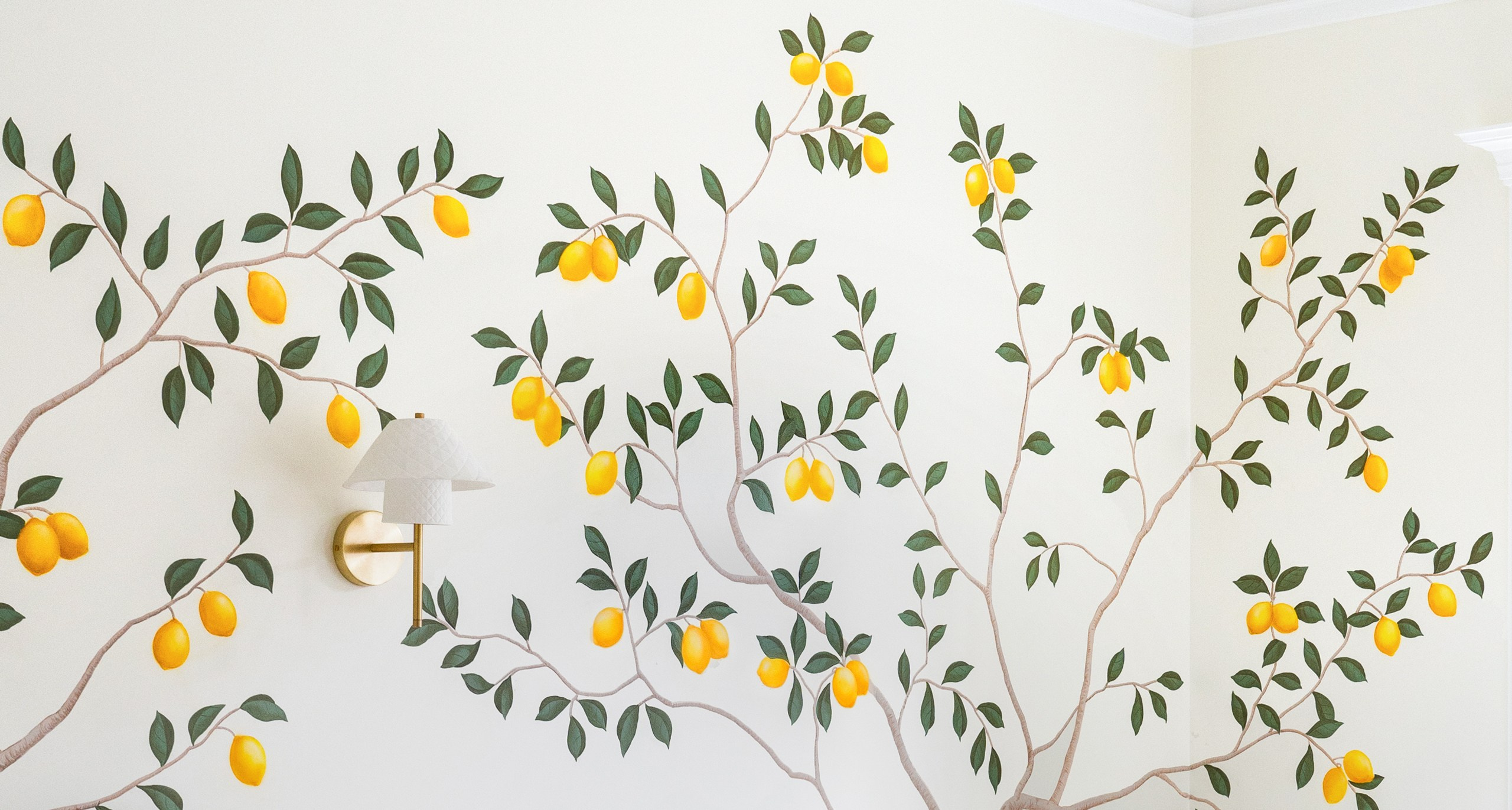 настенная роспись на белой стене