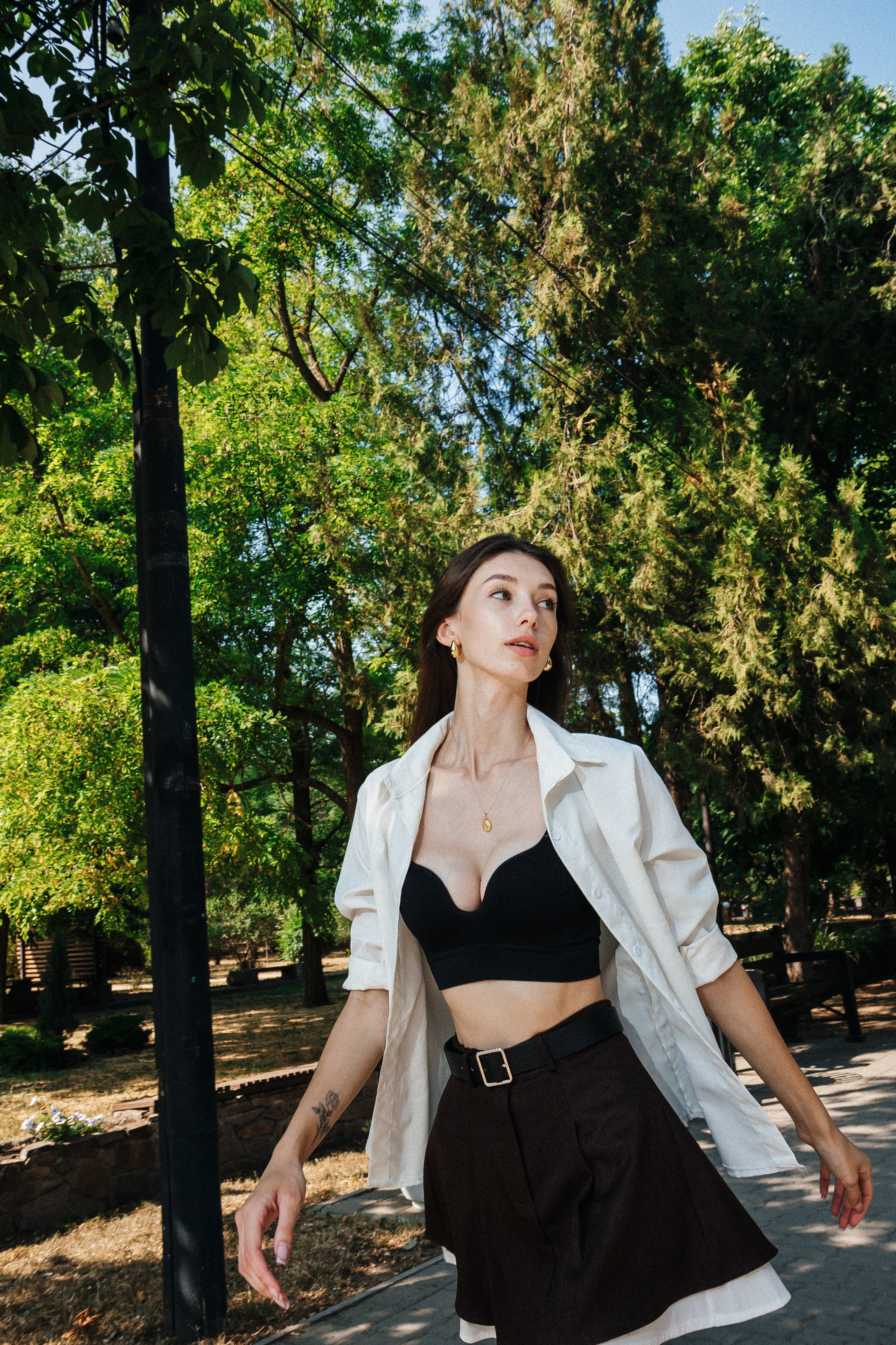 Лера в парке Горького. Фотограф Александр Бигари