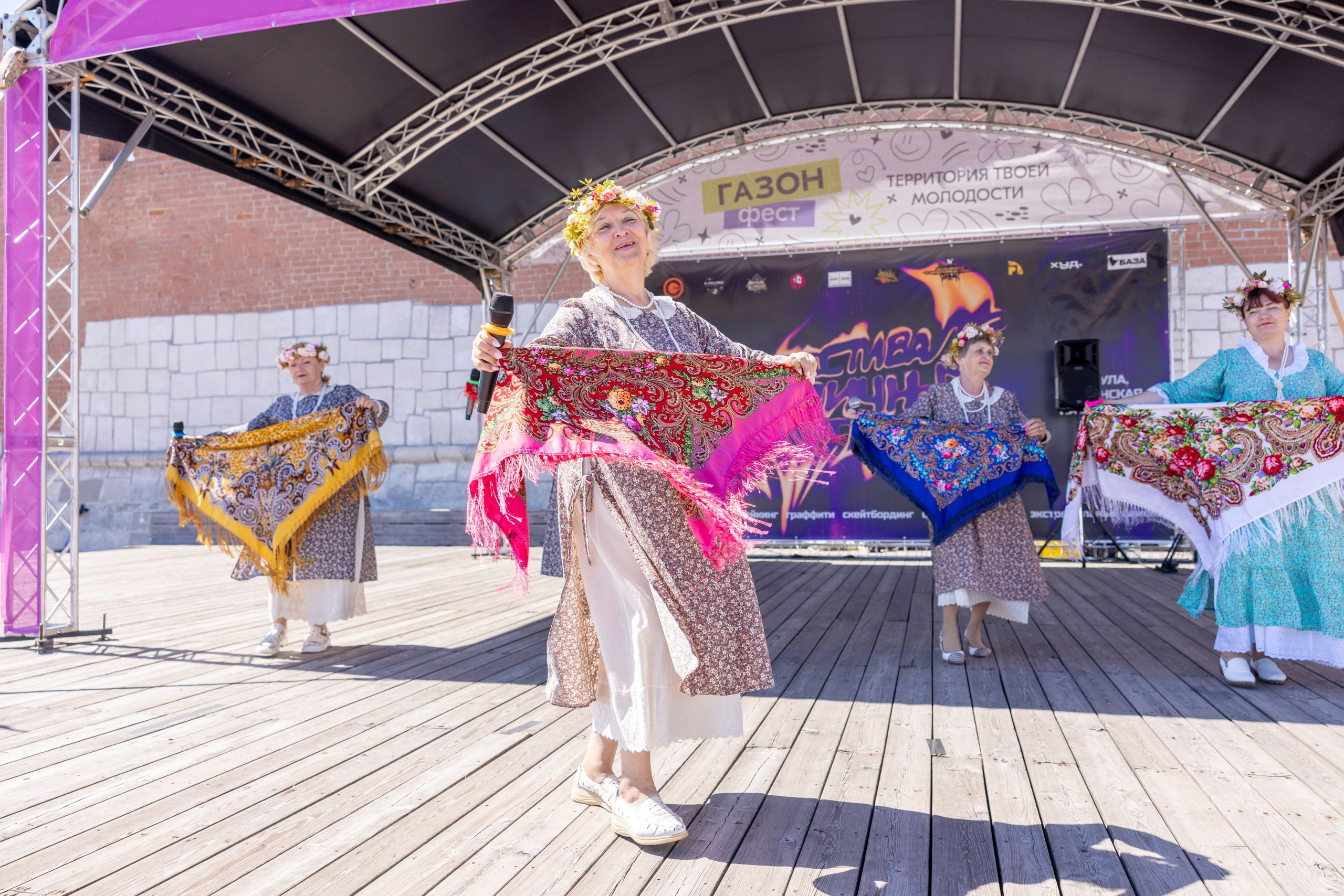 Фестиваль «Ромашковый хоровод». Северная ходьба. Фотограф в Туле Крупский АнДРей. Фотостудия «КАДР71» в Туле