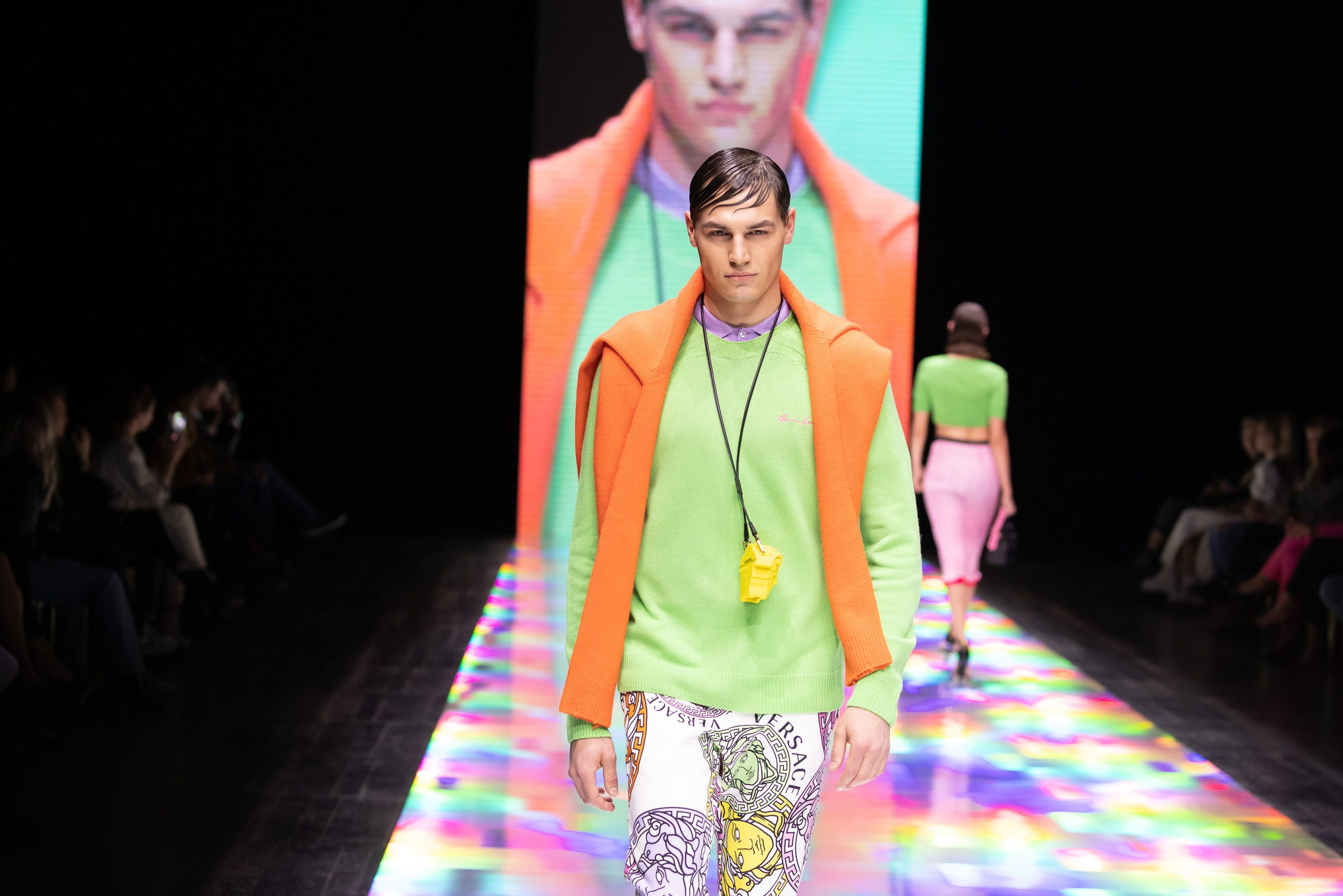 Versace Moscow runway. Даниил Черепахин | Daniil Cherepahin