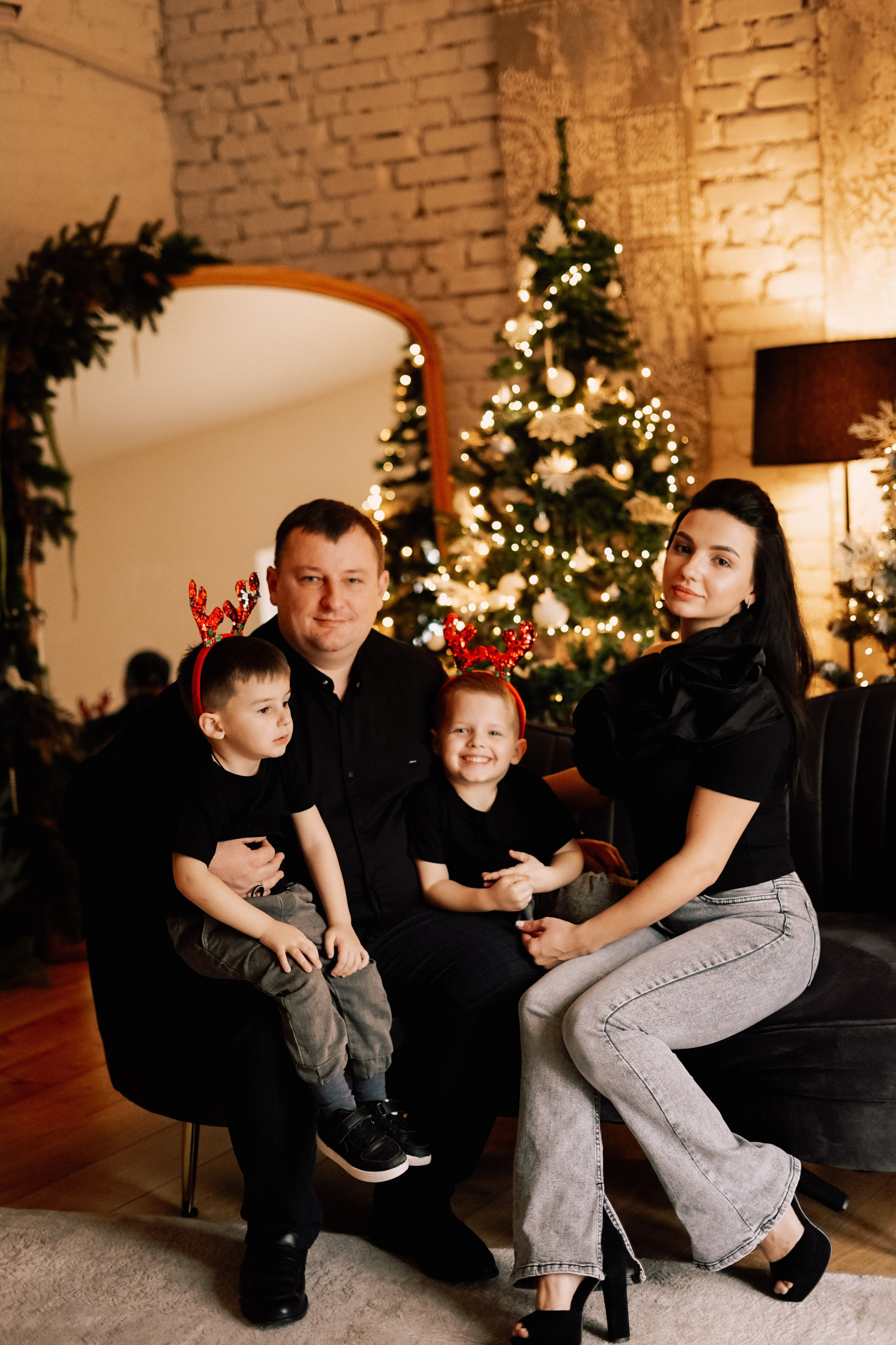 Семейная новогодняя. Портретный и семейный фотограф в Мариуполе, РФ. Даша Жогло