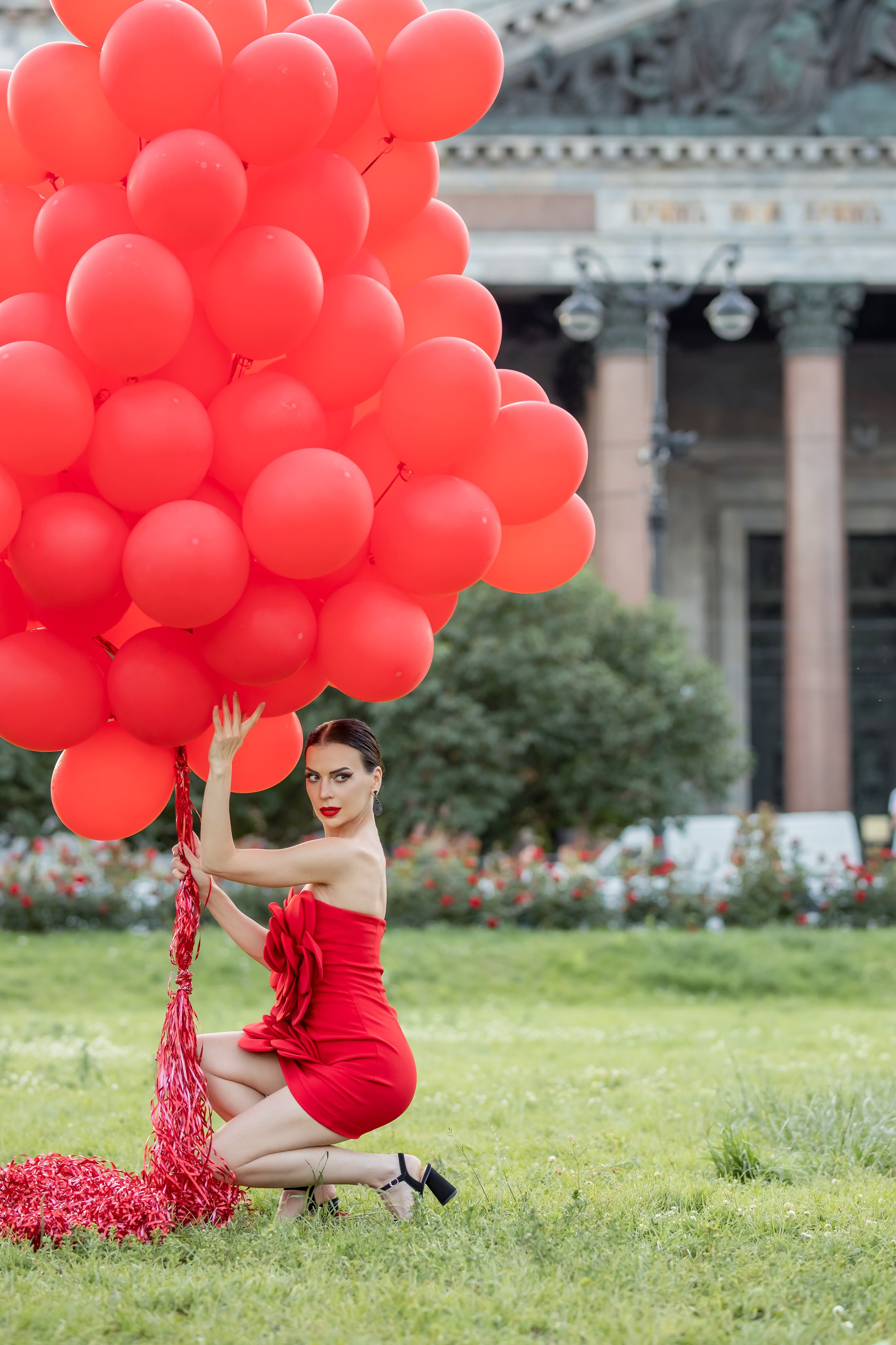 Творческая съемка с воздушными шарами. Татьяна. Свадебный и семейный фотограф в Колпино и СПб Юлия Папанова