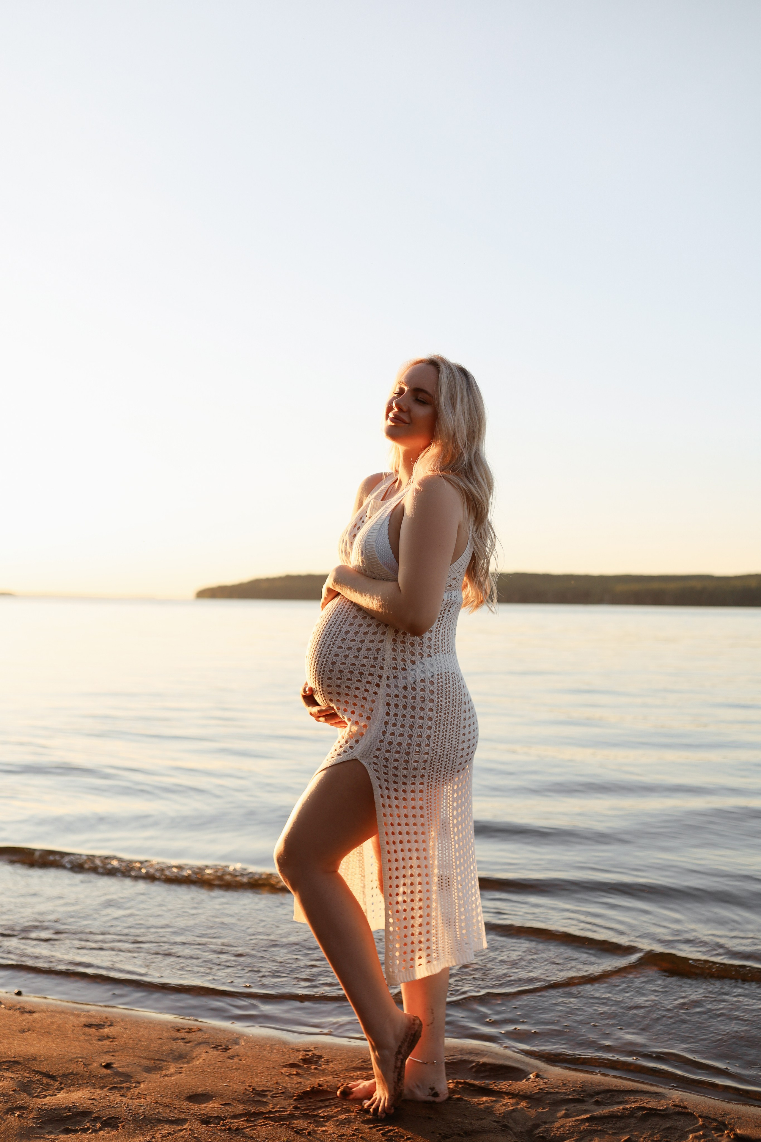 Беременность на берегу. Дьячкова Мария фотограф