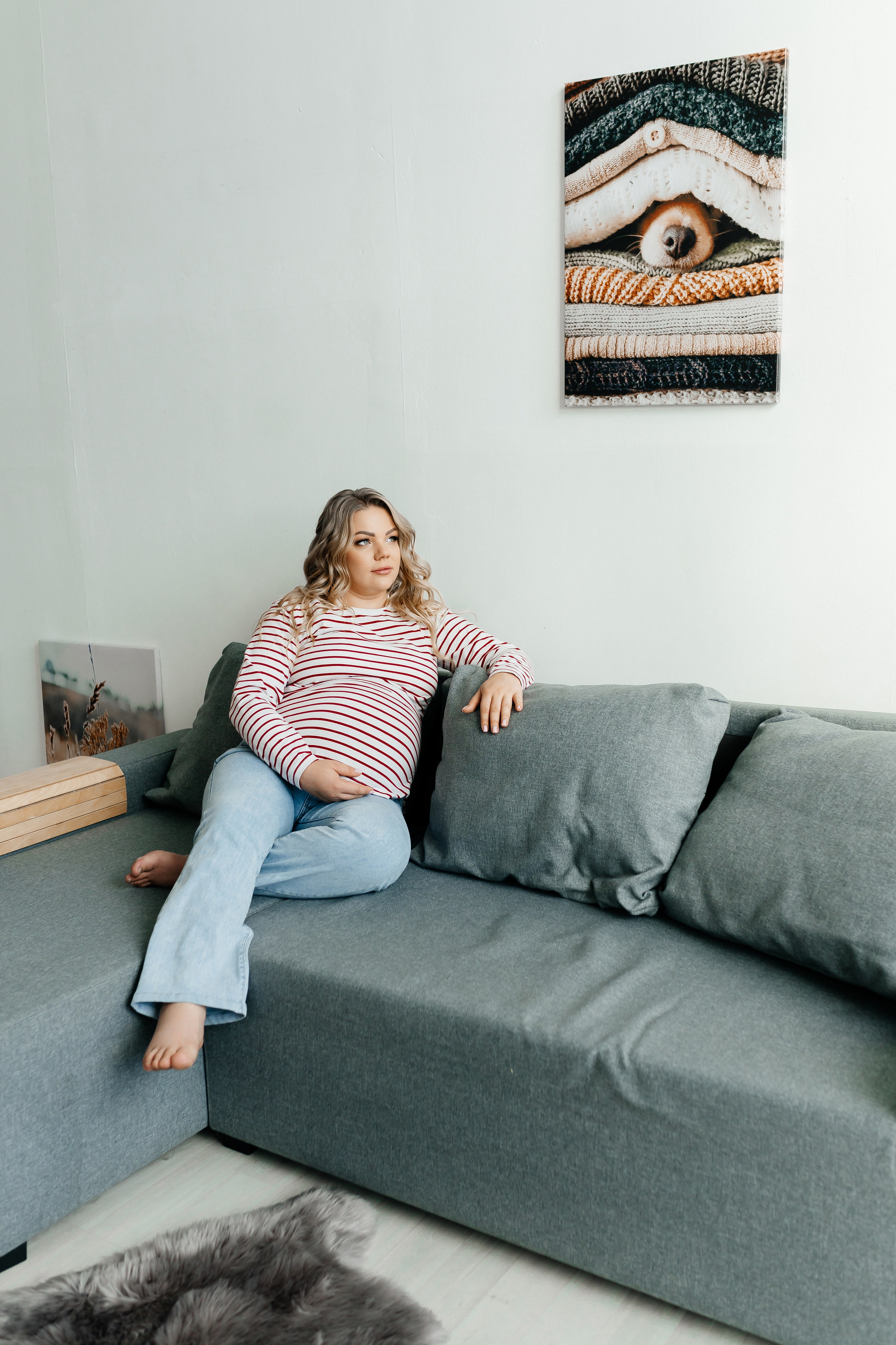 Нежная фотосессия для беременных. Фотограф Ким Наталья в Красноярске