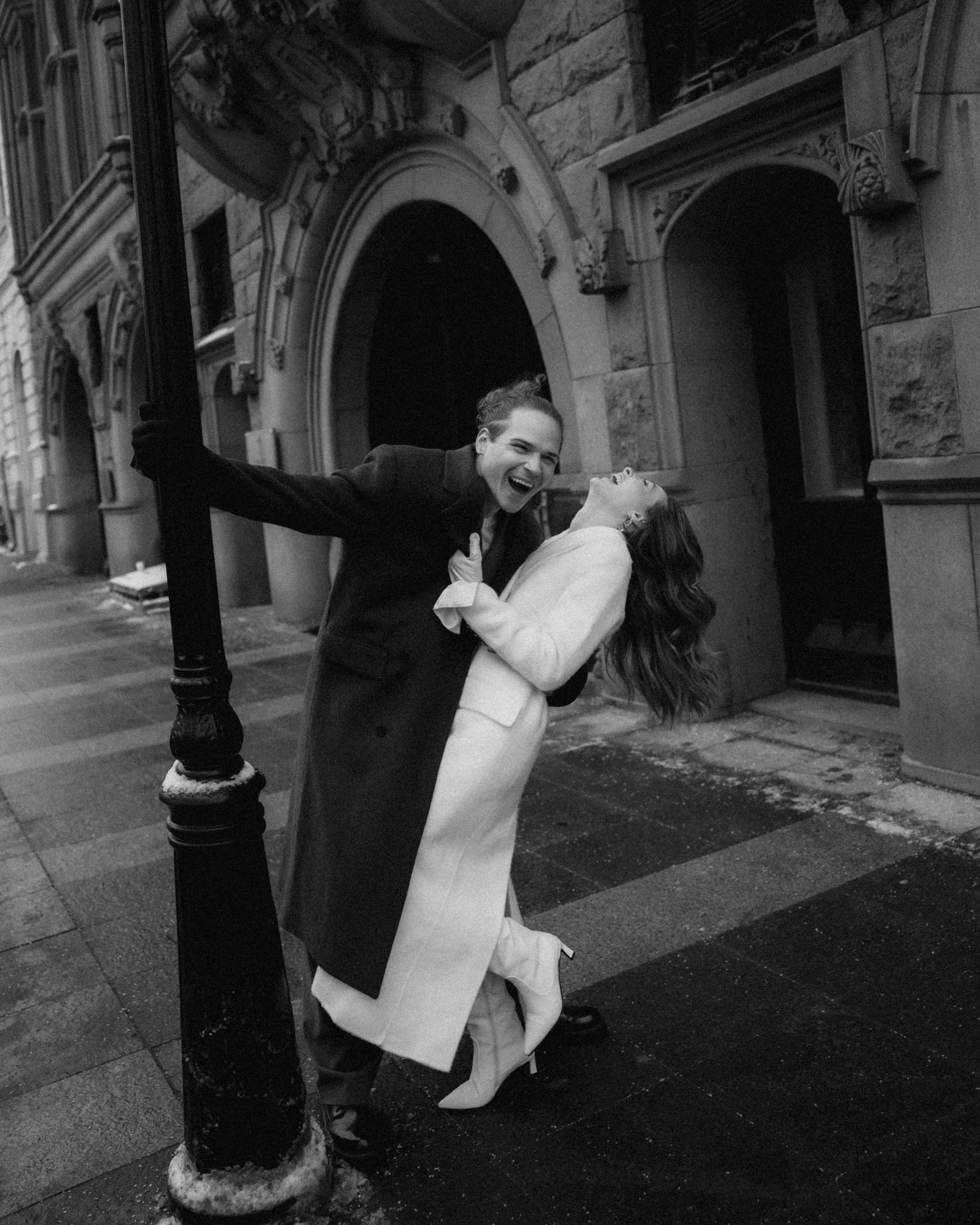 Свадебная зимняя прогулка