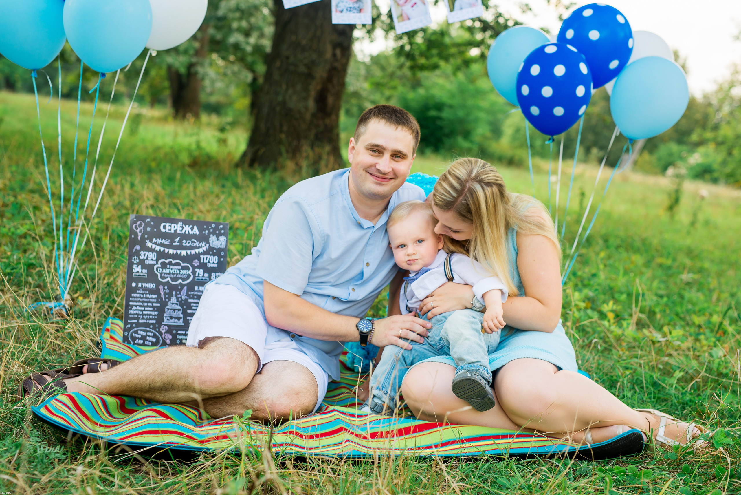 Вова, Маша и маленький Серёжа. Свадебный фотограф в Рязани Вагнер Владимир