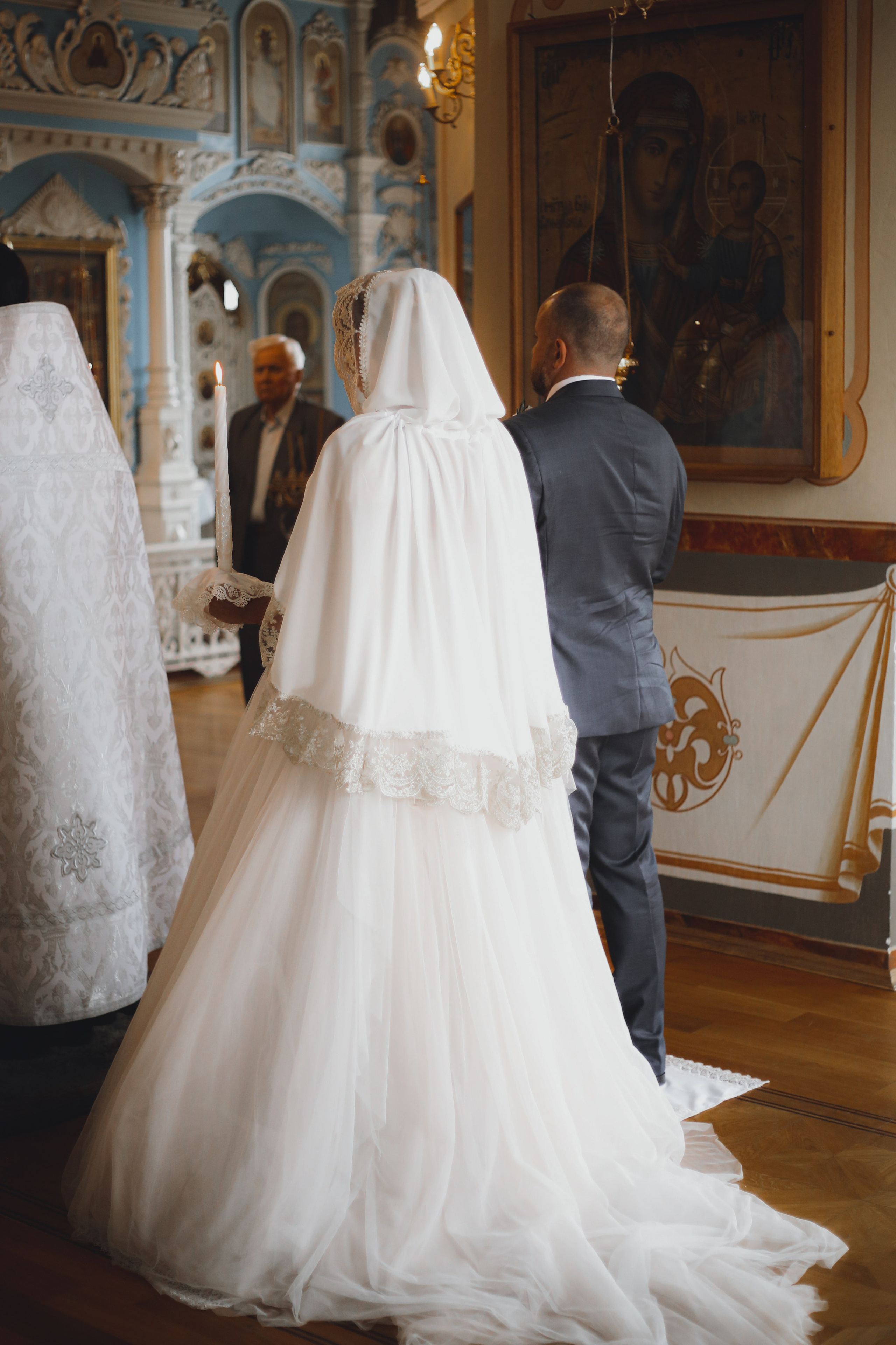 Венчание в Никольском Храме Зеленоград. Фотограф Анастасия Залевская