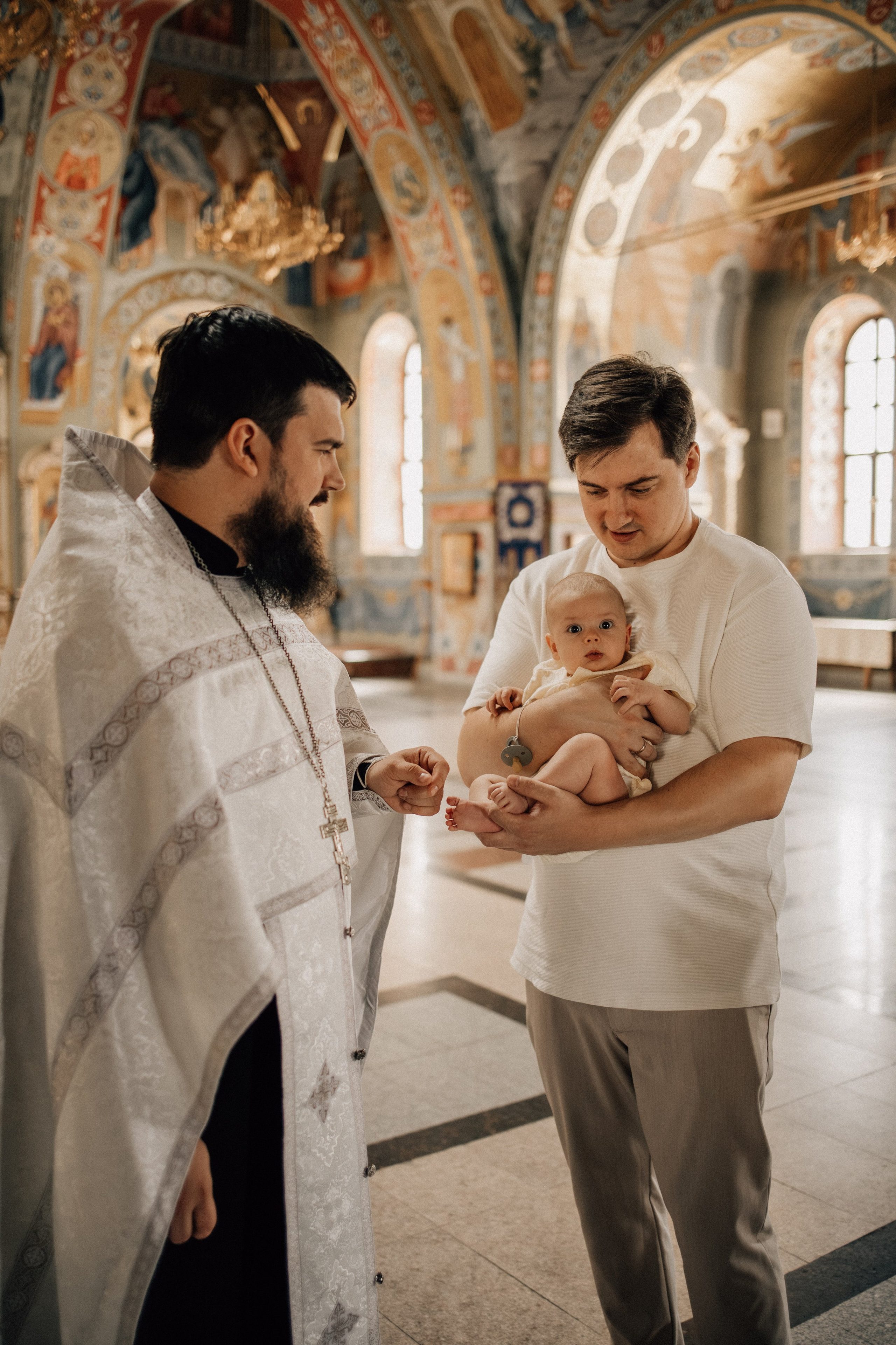 Съемка крещения в Воронеже, фотосессия крещения