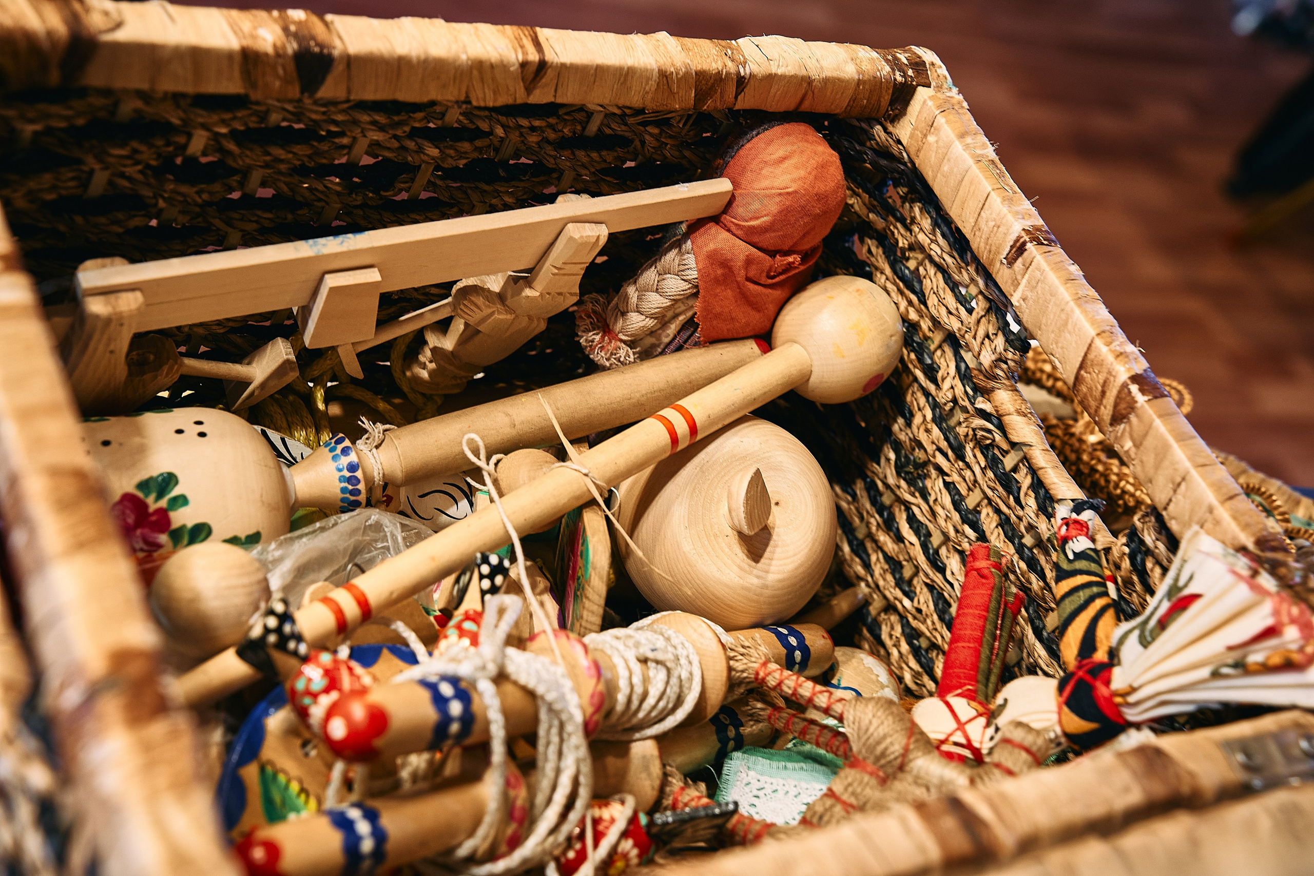 Старинные русские игрушки поиграть в Музее Жили-Были