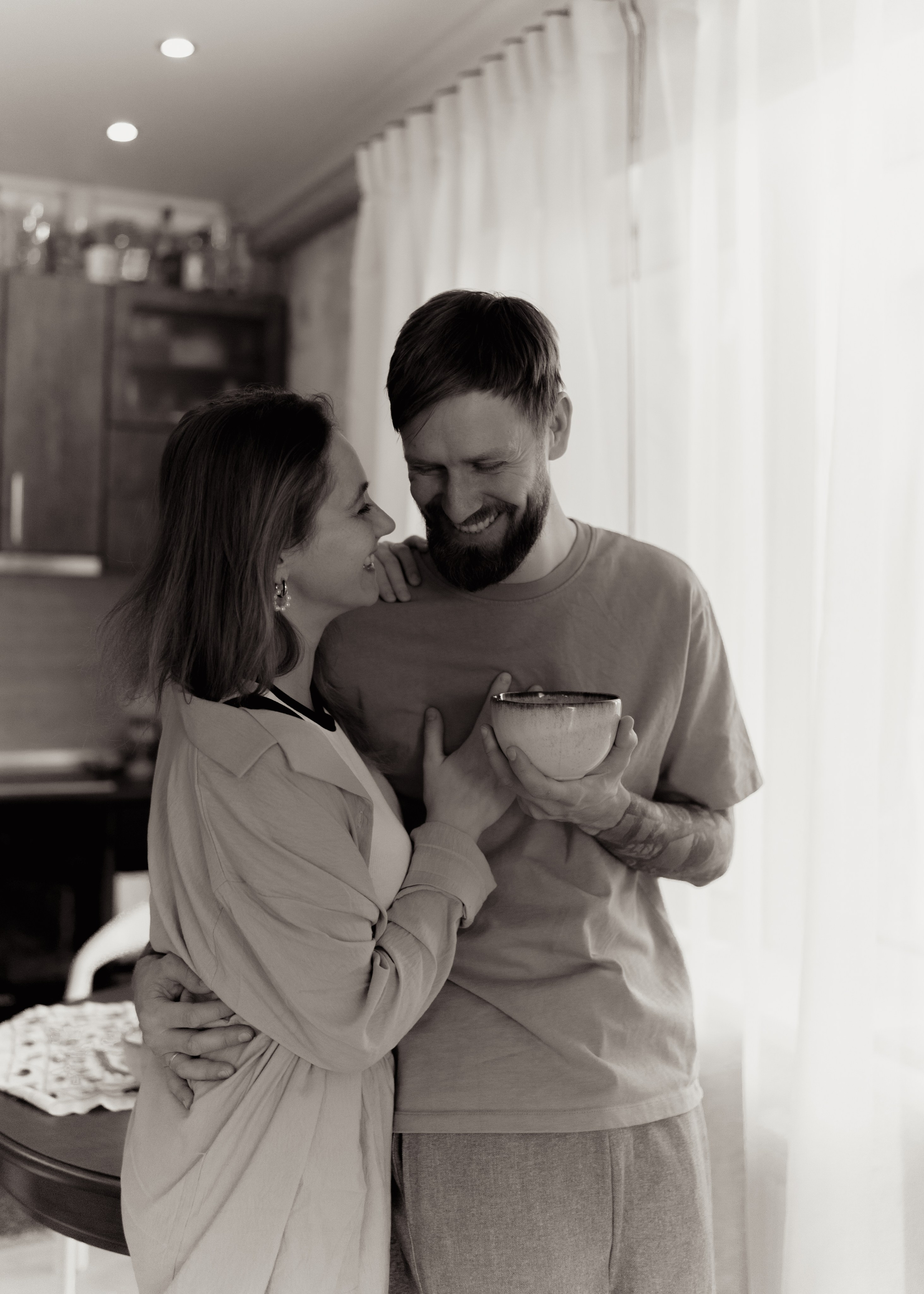 Катя и Андрей | домашняя. Фотограф в Новосибирске Диана Ильиных