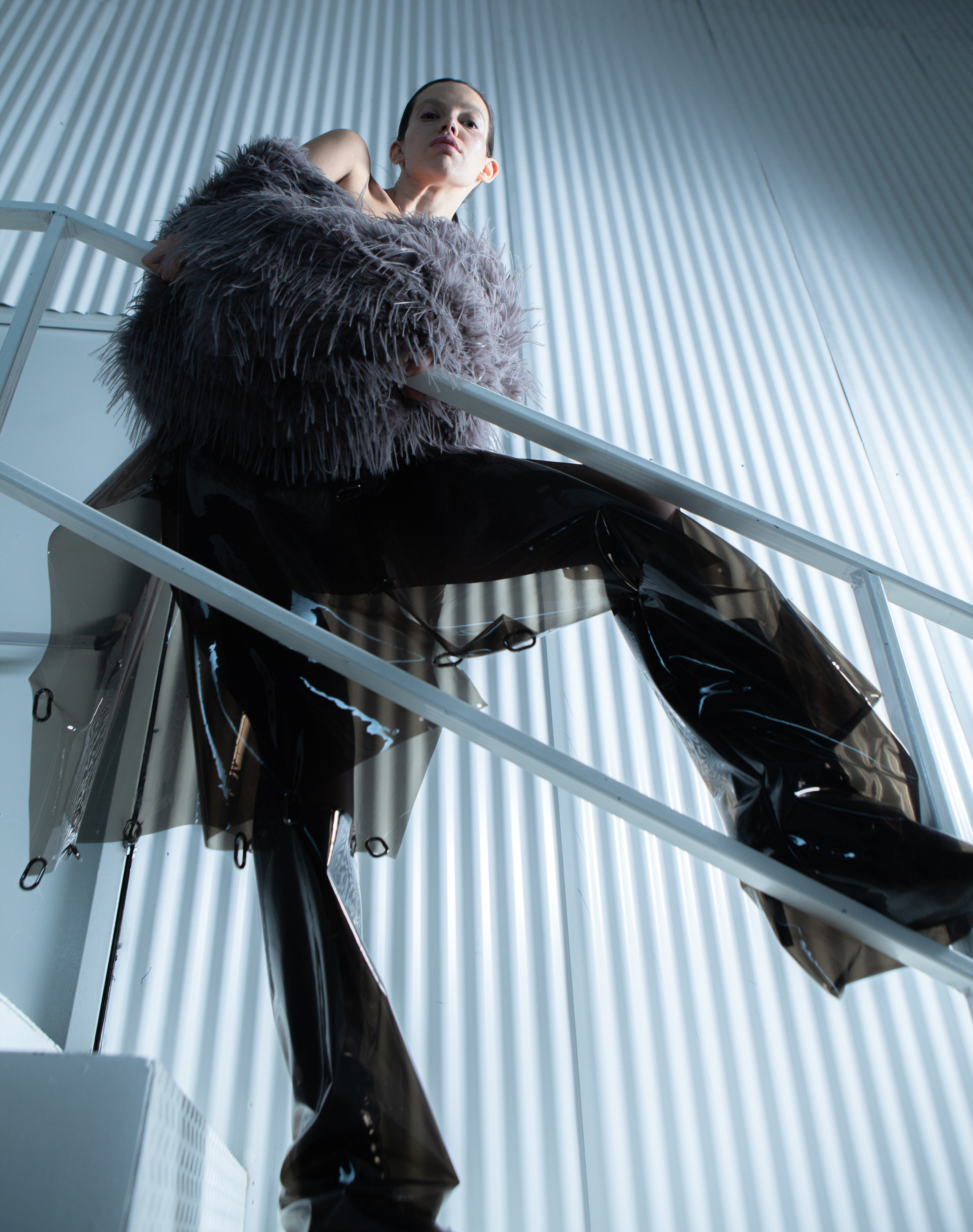 INTEGRATION: FAUX FUR BOMBER JACKET. Iliaarkhangelskii