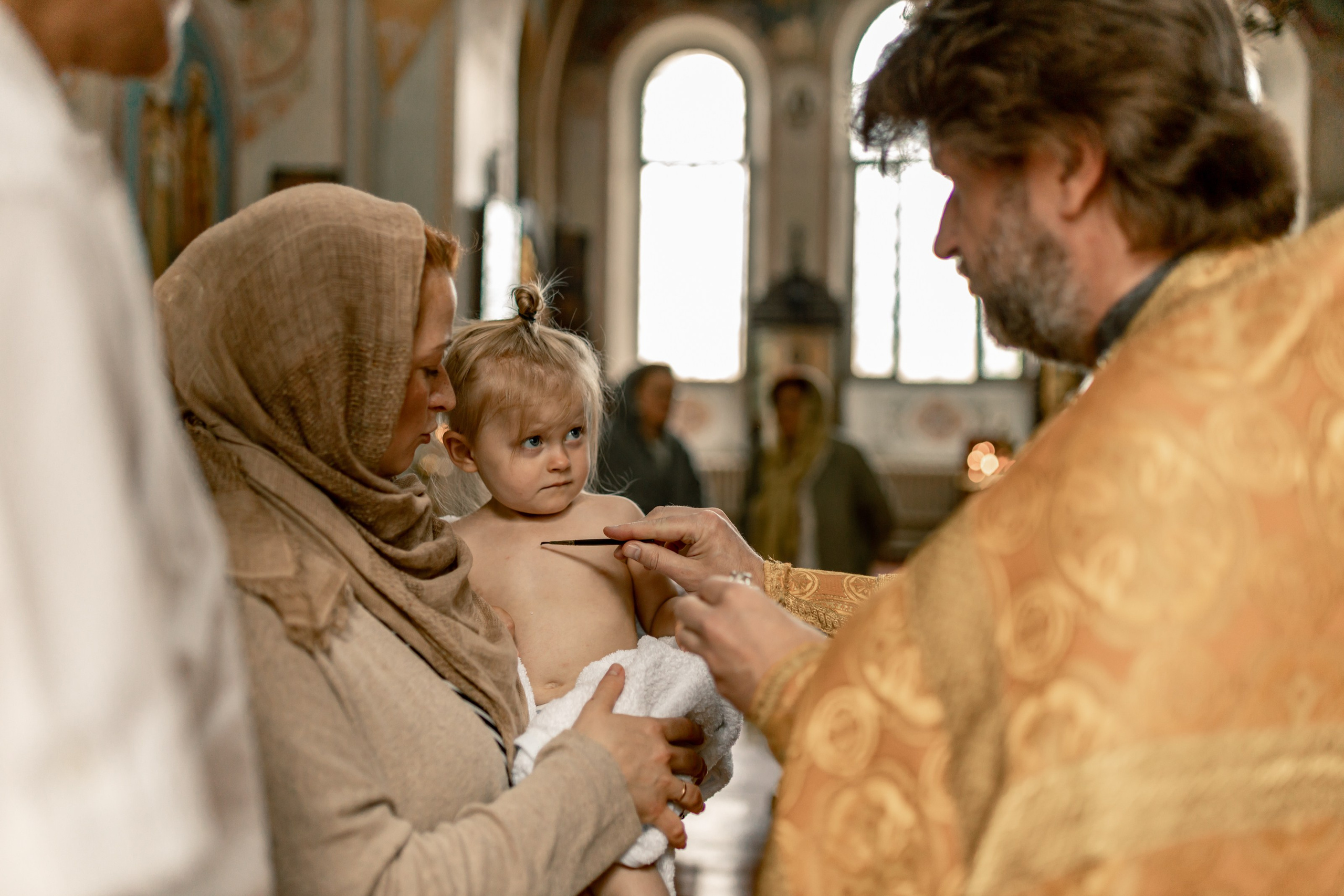 Крещение Маргариты. Портретный и семейный фотограф в Москве Ирина Голубчина