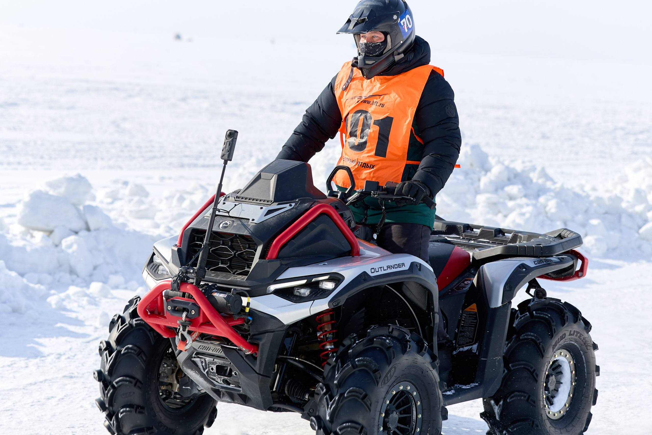 Топим Лёд — 2026. Соревнования на квадроциклах. Фотограф в Новосибирске Алена Скокова