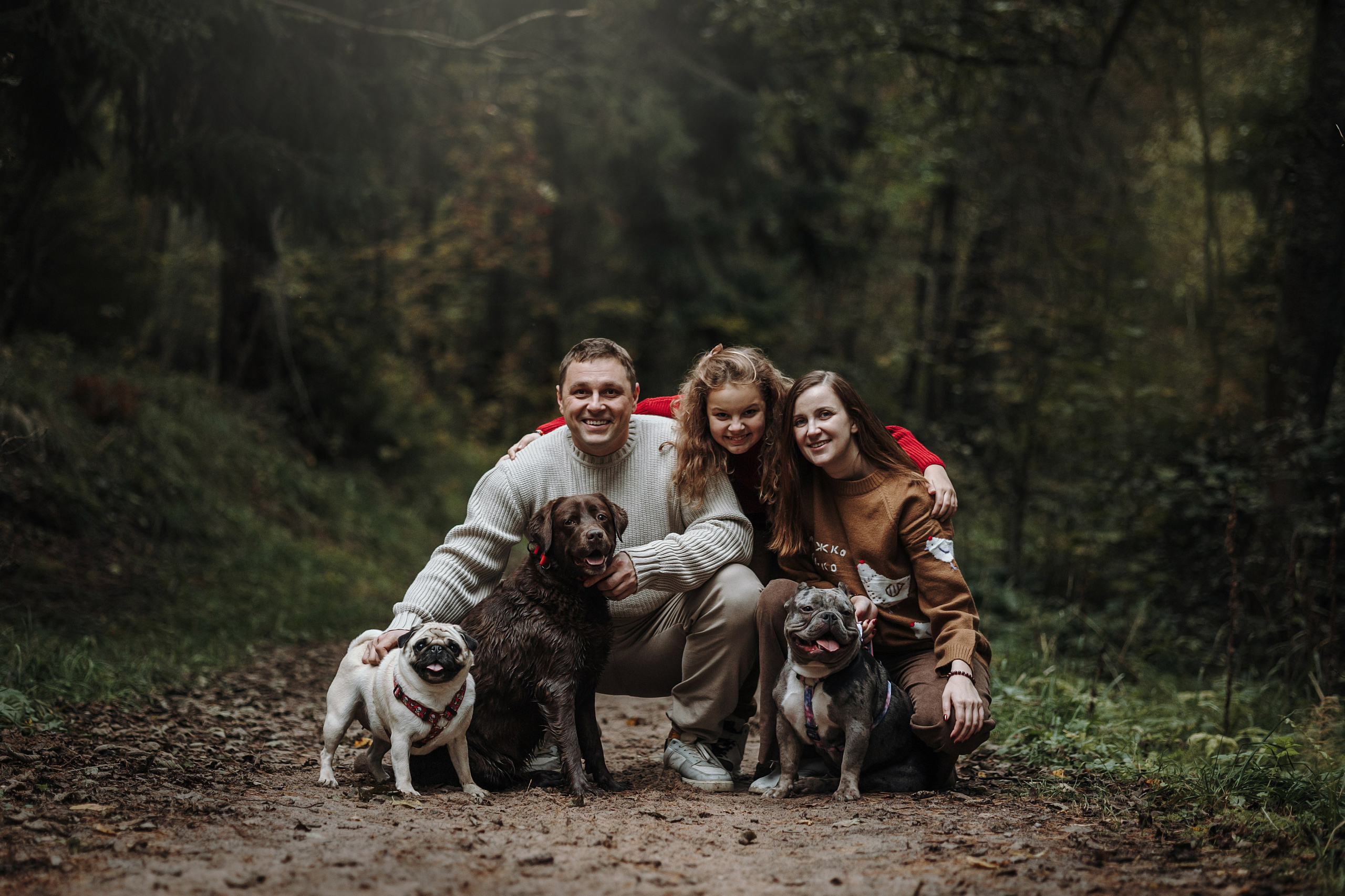 Девочки и их семья. Фотограф — Анималист | Санкт-Петербург